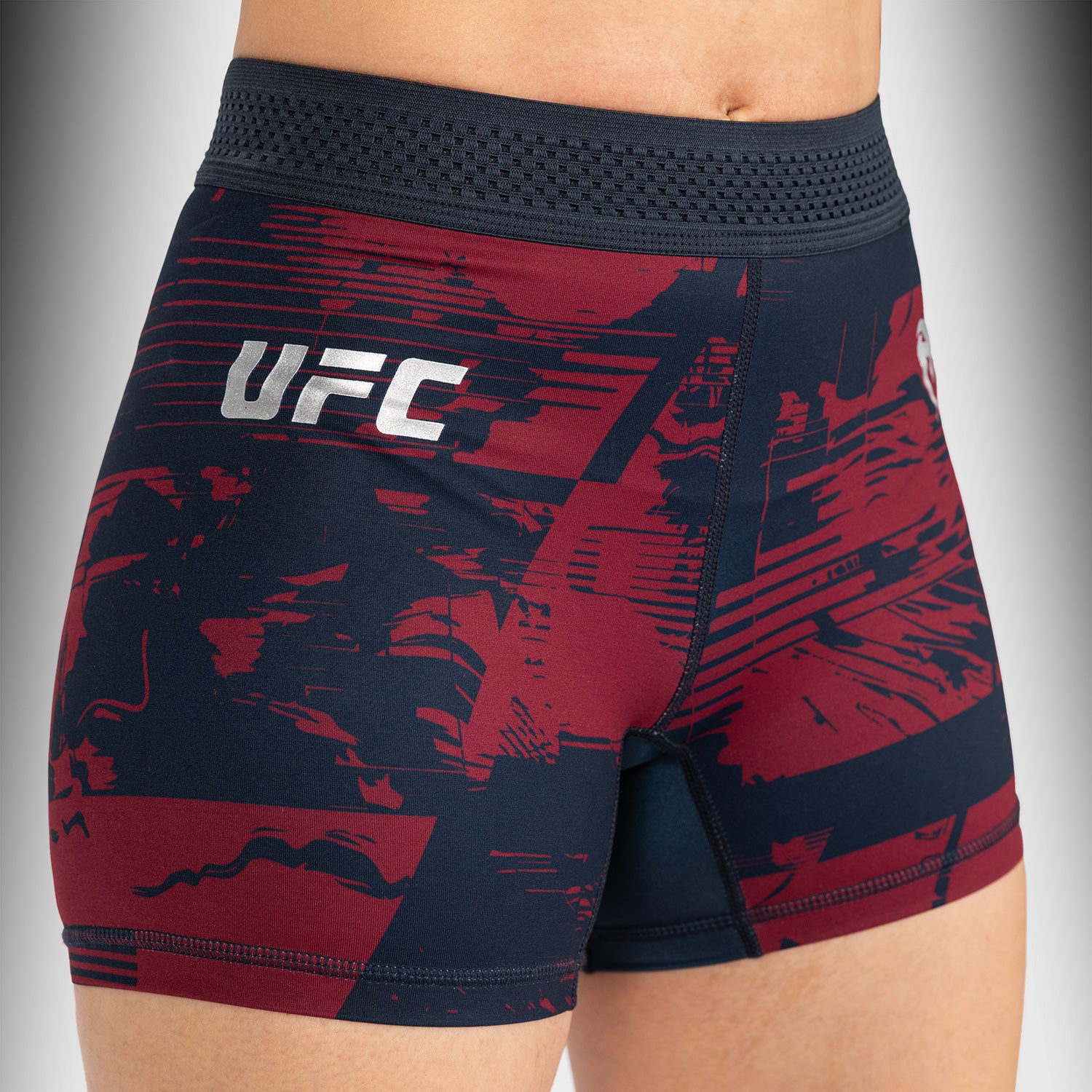Short de compression Performance Femme UFC Zenith by Venum Authentic Fight Week - Bleu marine/Bordeaux/Argent - product-type_Shorts de compression
