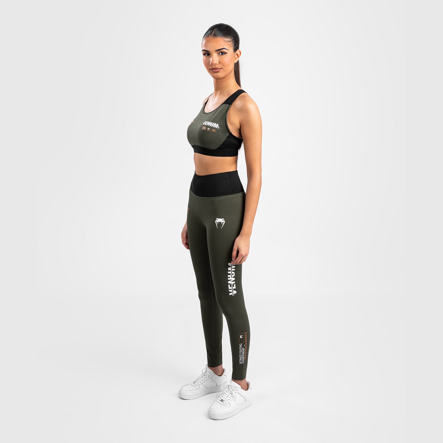 Legging de Performance pour Femmes UFC Adrenaline by Venum Fight Week - Kaki/Bronze - product-type_Leggings