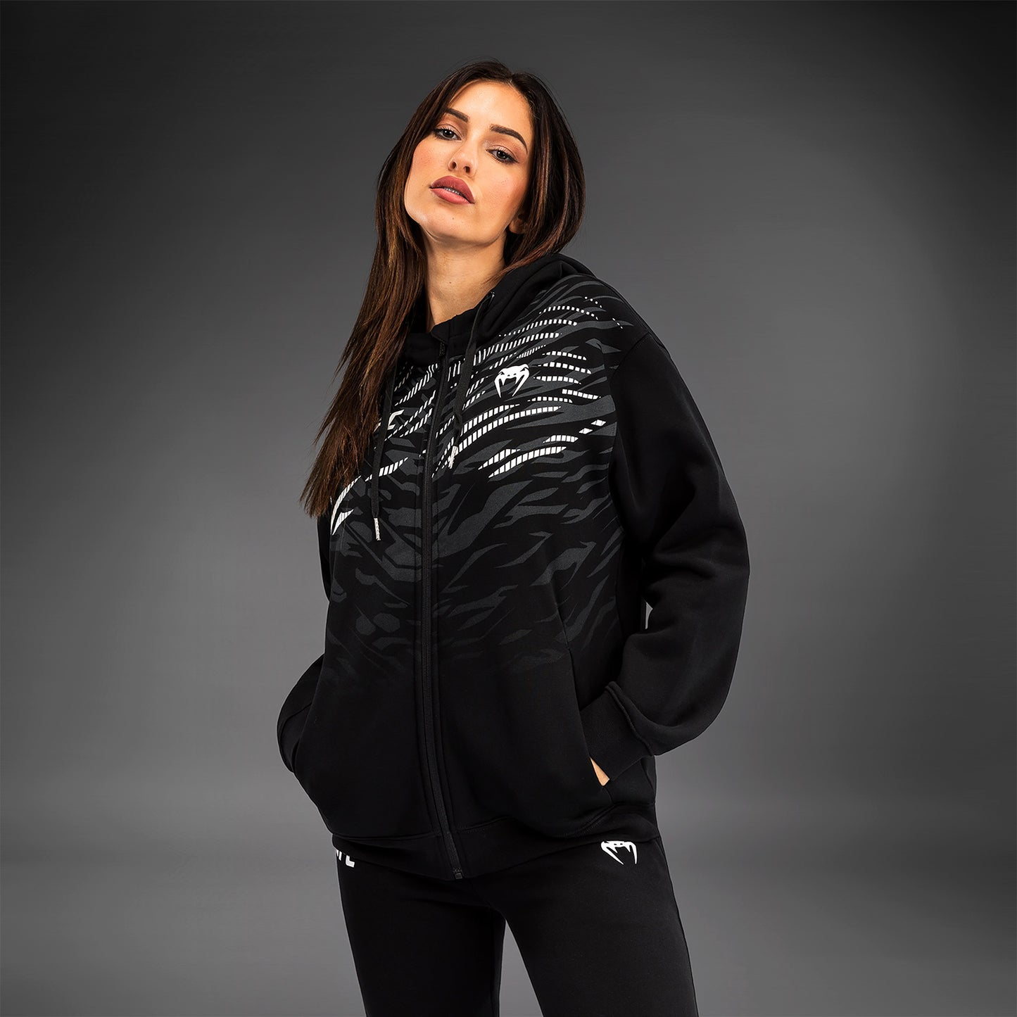 Veste à Capuche Zippé pour Femmes UFC Fusion by Venum Replica - Noir - product-type_Vestes