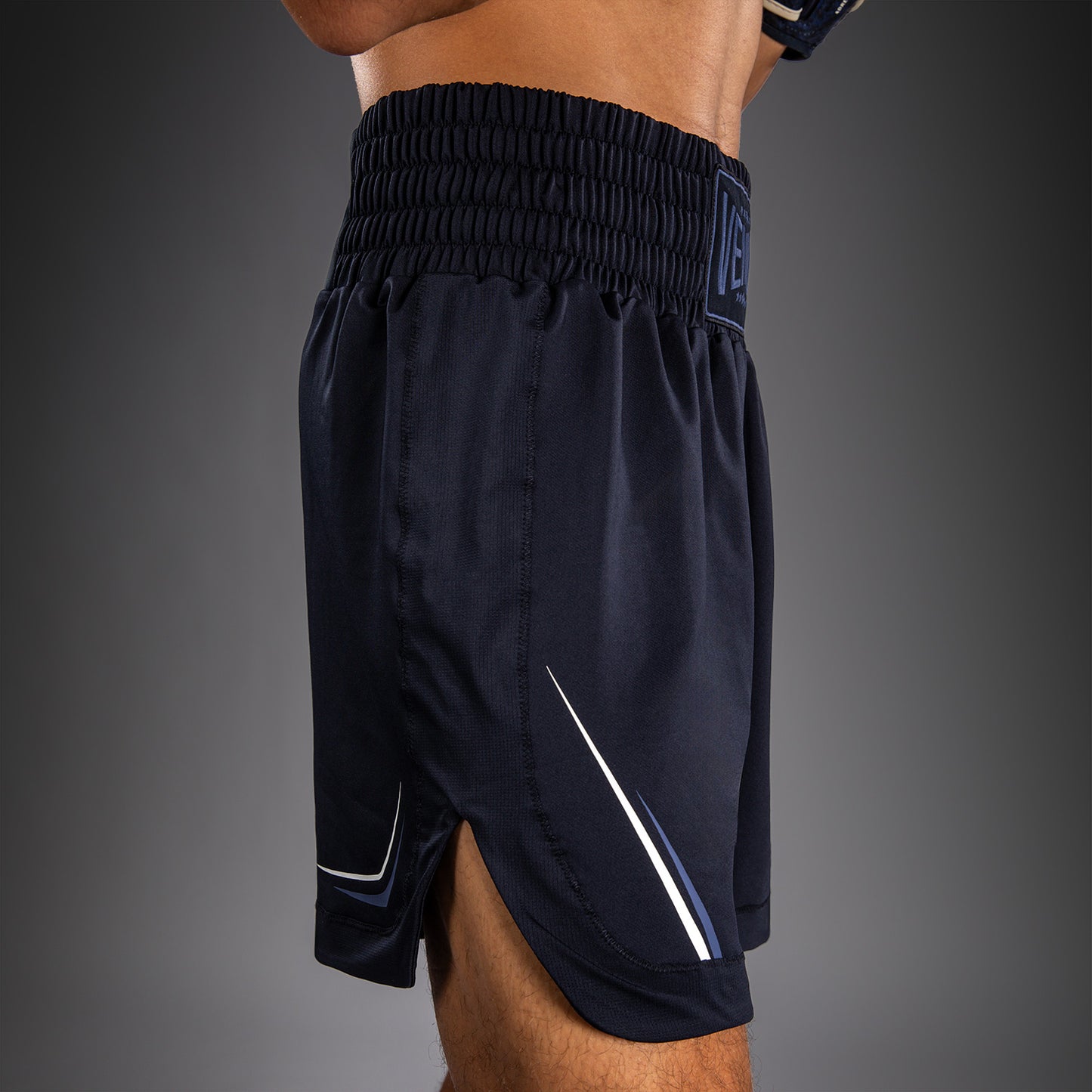 Short de Boxe Venum G-Core - Bleu Marine/Blanc