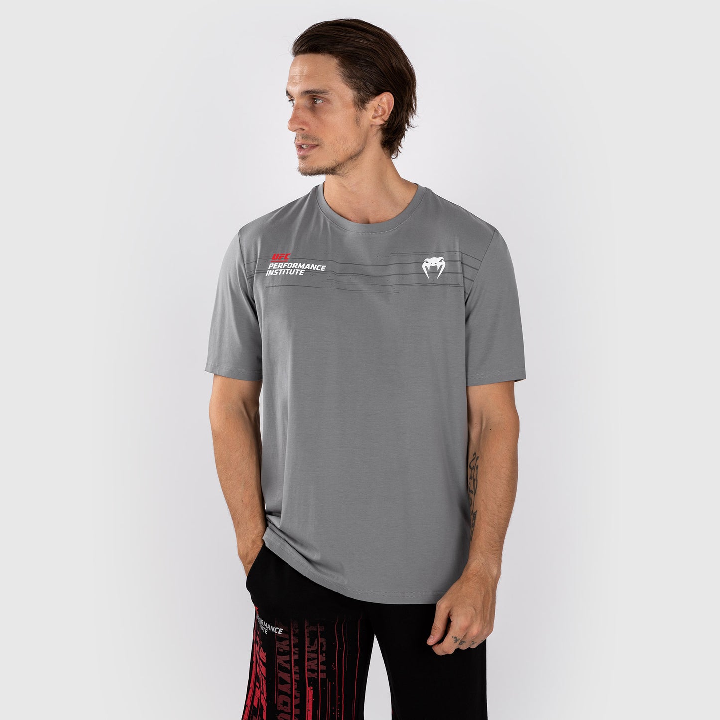 T-Shirt Homme UFC Venum Performance Institute 2.0 - Gris - product-type_T-Shirts