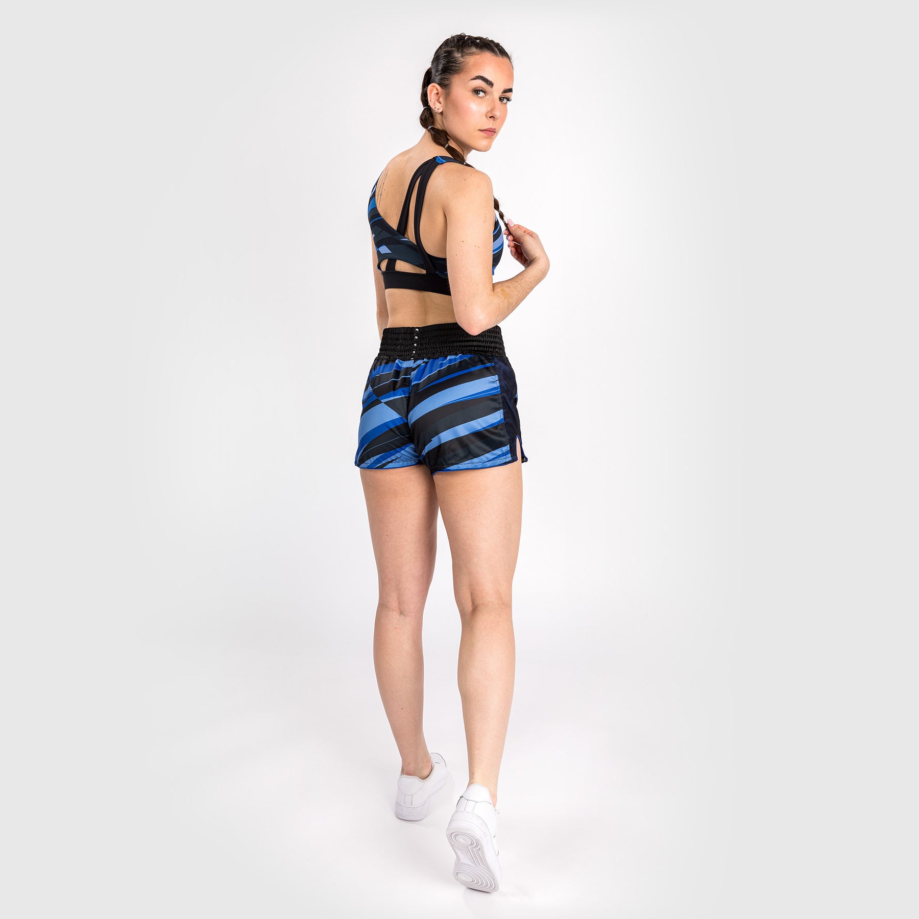 Short de Muay Thai pour Femmes Venum Abyss - Bleu Foncé - product-type_Shorts de Muay Thai