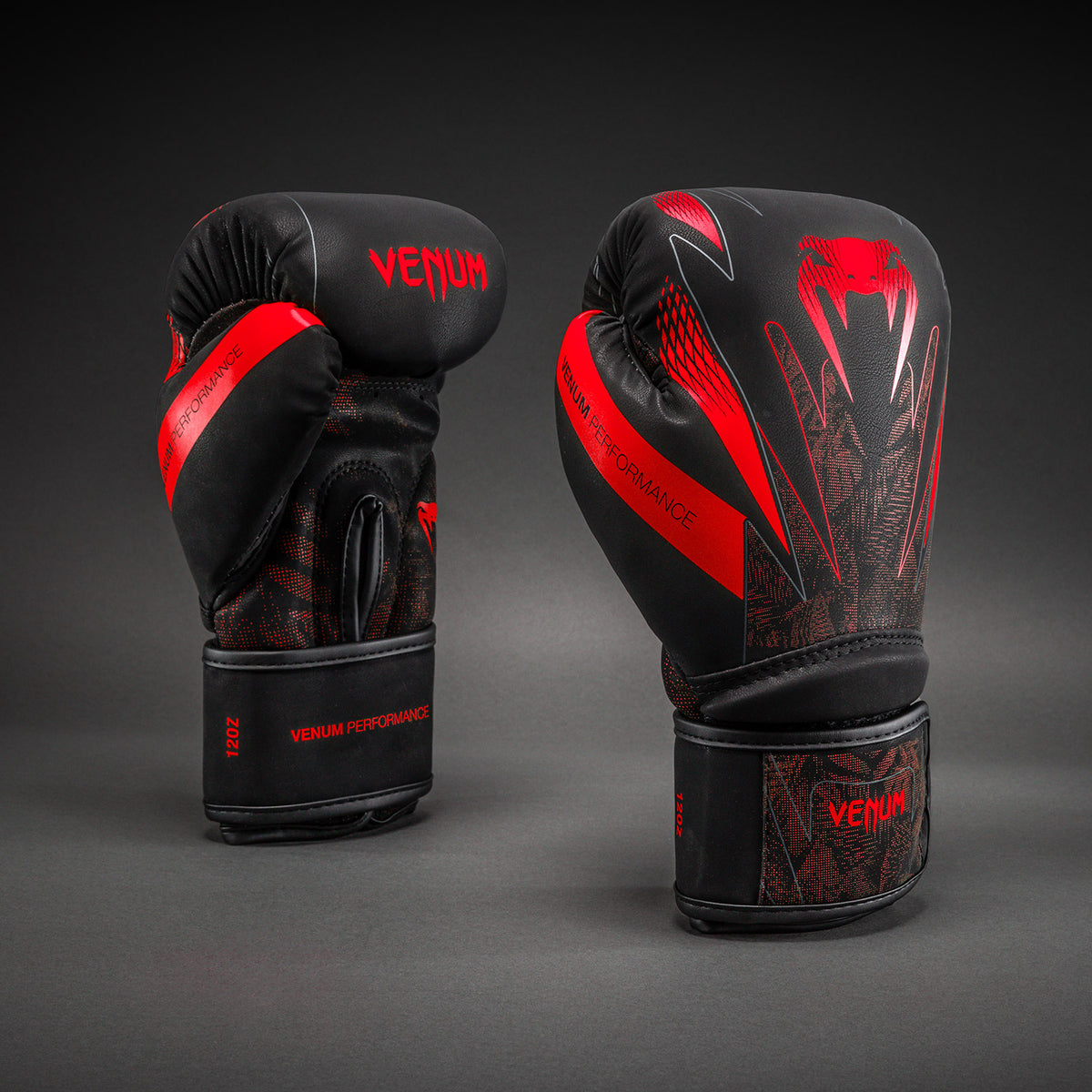 Gants de boxe Impact Venum Amazonia Reborn - Noir/Rouge