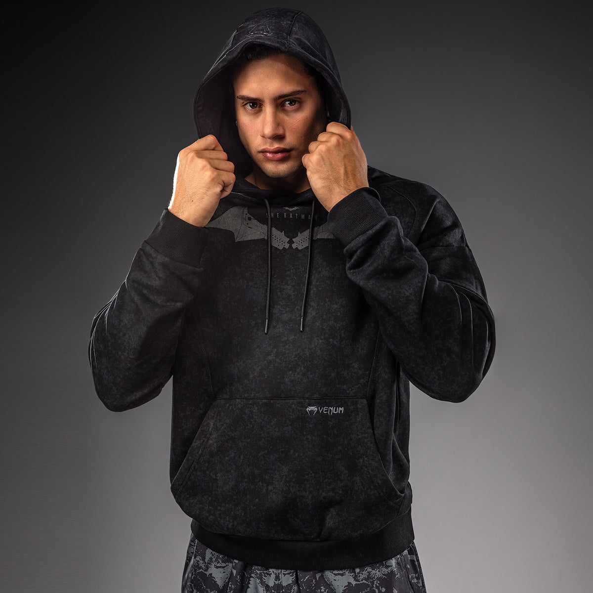 Sweat à capuche Venum x Batman - Noir/Gris