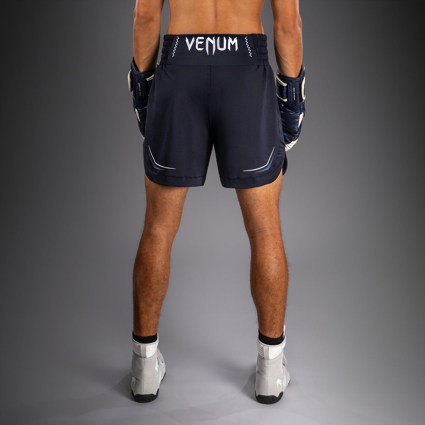 Short de Boxe Venum G-Core - Bleu Marine/Blanc