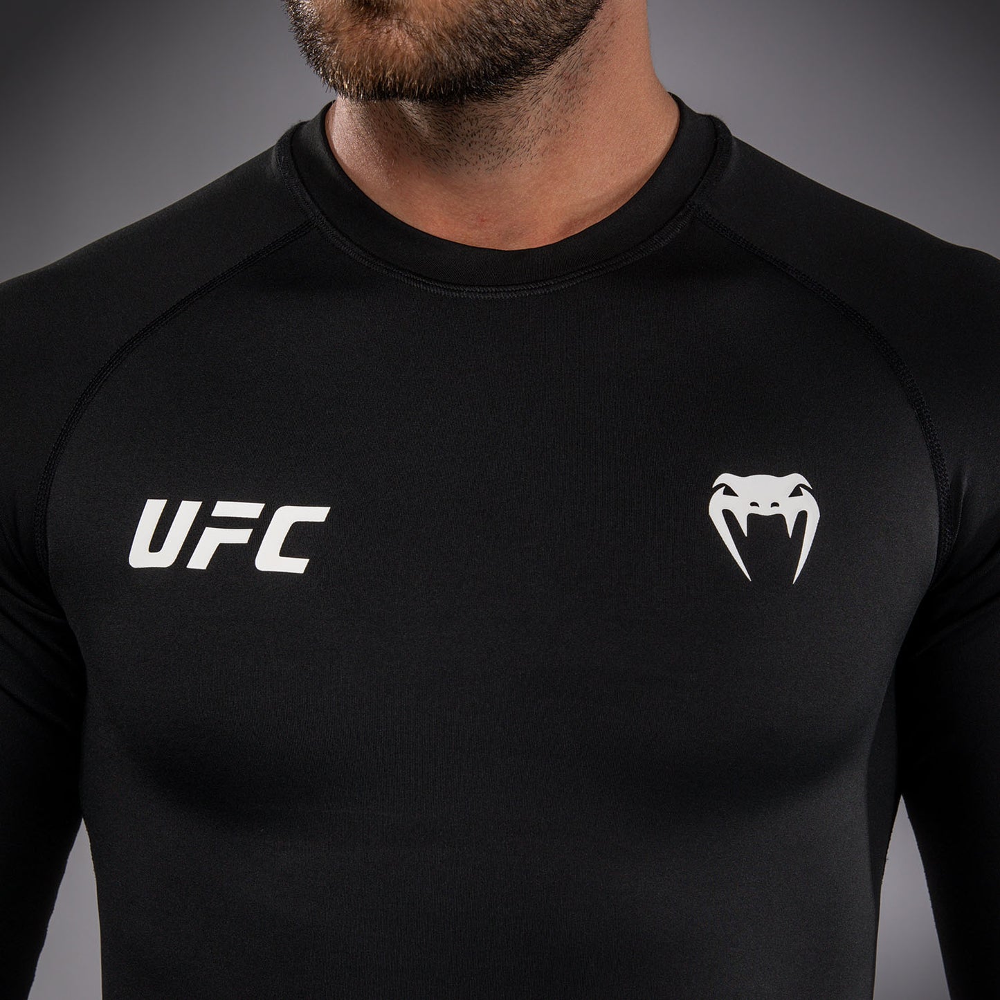 Rashguard à Manches Longues Technique pour Homme Venum UFC Unity by Venum Authentic Fight Week - Noir