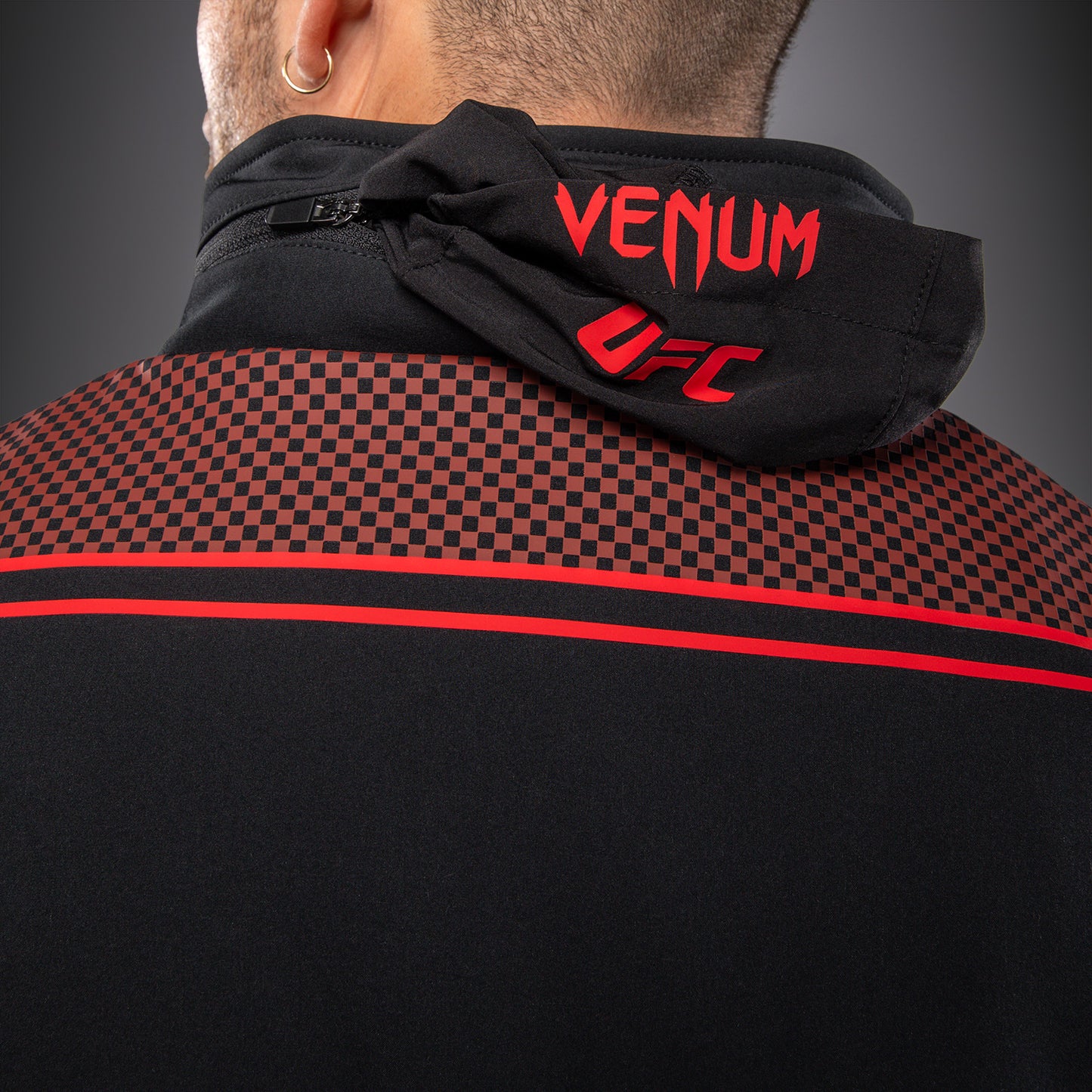 Sweat à Capuche Zippé pour Homme Venum UFC Unity by Venum Authentic Fight Week - Noir