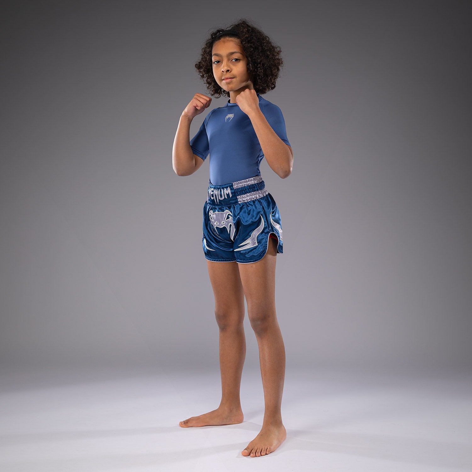 Short de Muay Thaï Venum Inferno pour Enfants - Royal Blue - product-type_Shorts de Muay Thai