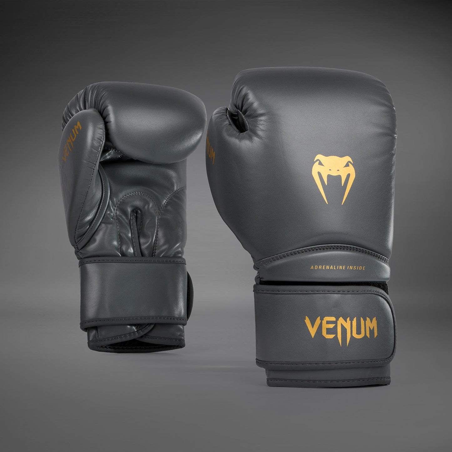 Gants de boxe Venum Contender 1.5 pour enfants - Graphite/Or