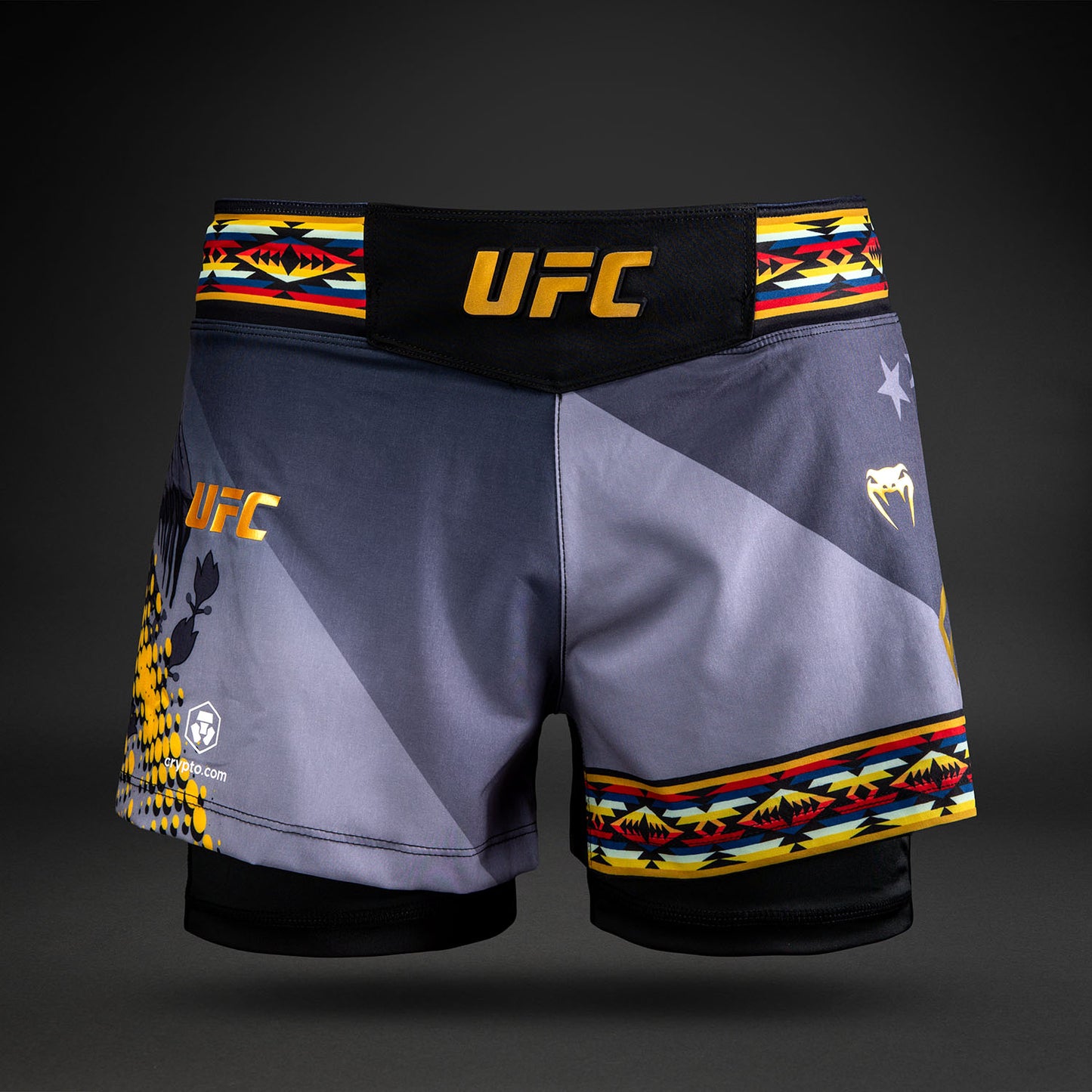 Short de combat court pour femmes UFC Unrivaled by Venum Julianna Peña - Noir - product-type_Shorts de MMA