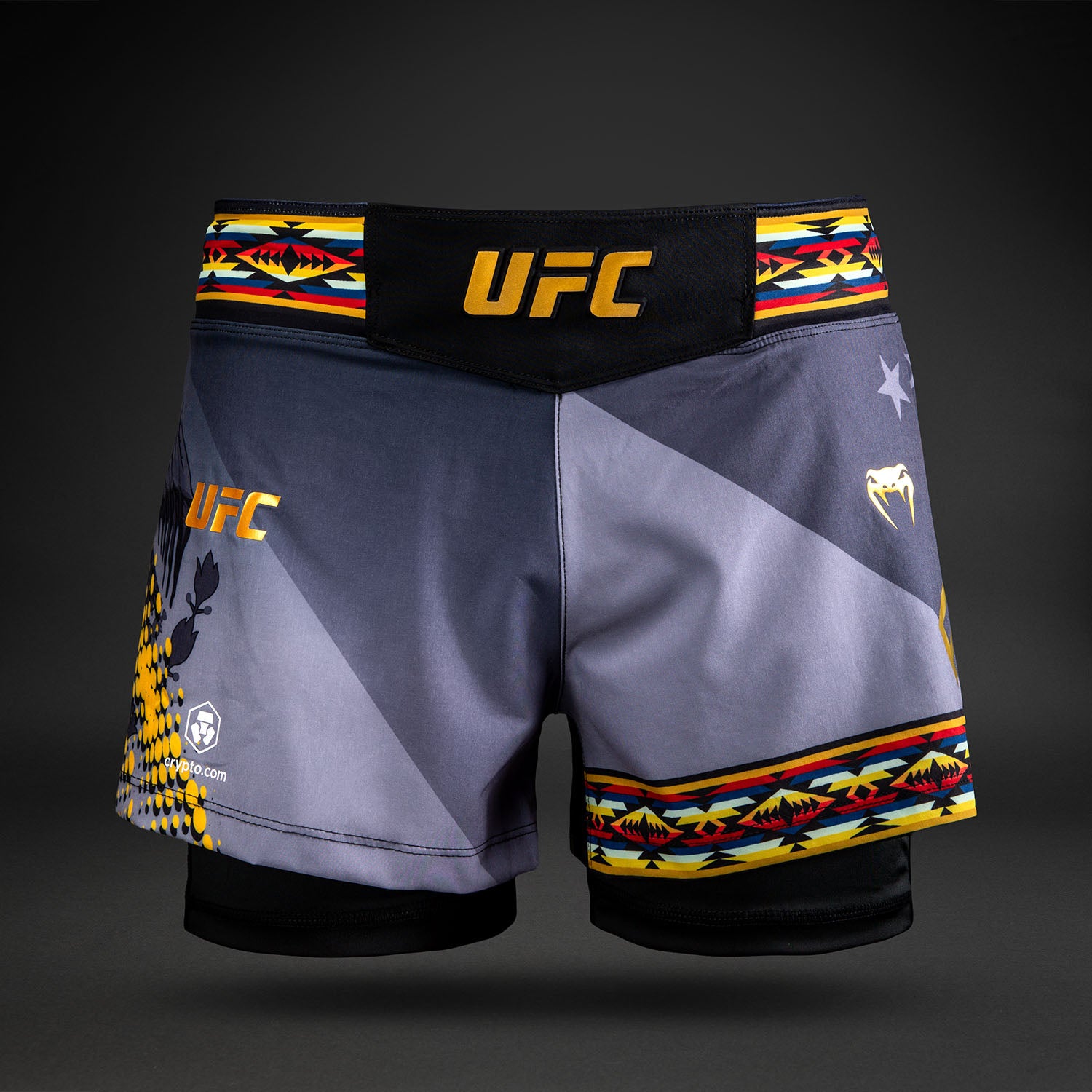 Short de combat court pour femmes UFC Unrivaled by Venum Julianna Peña - Noir - product-type_Shorts de MMA