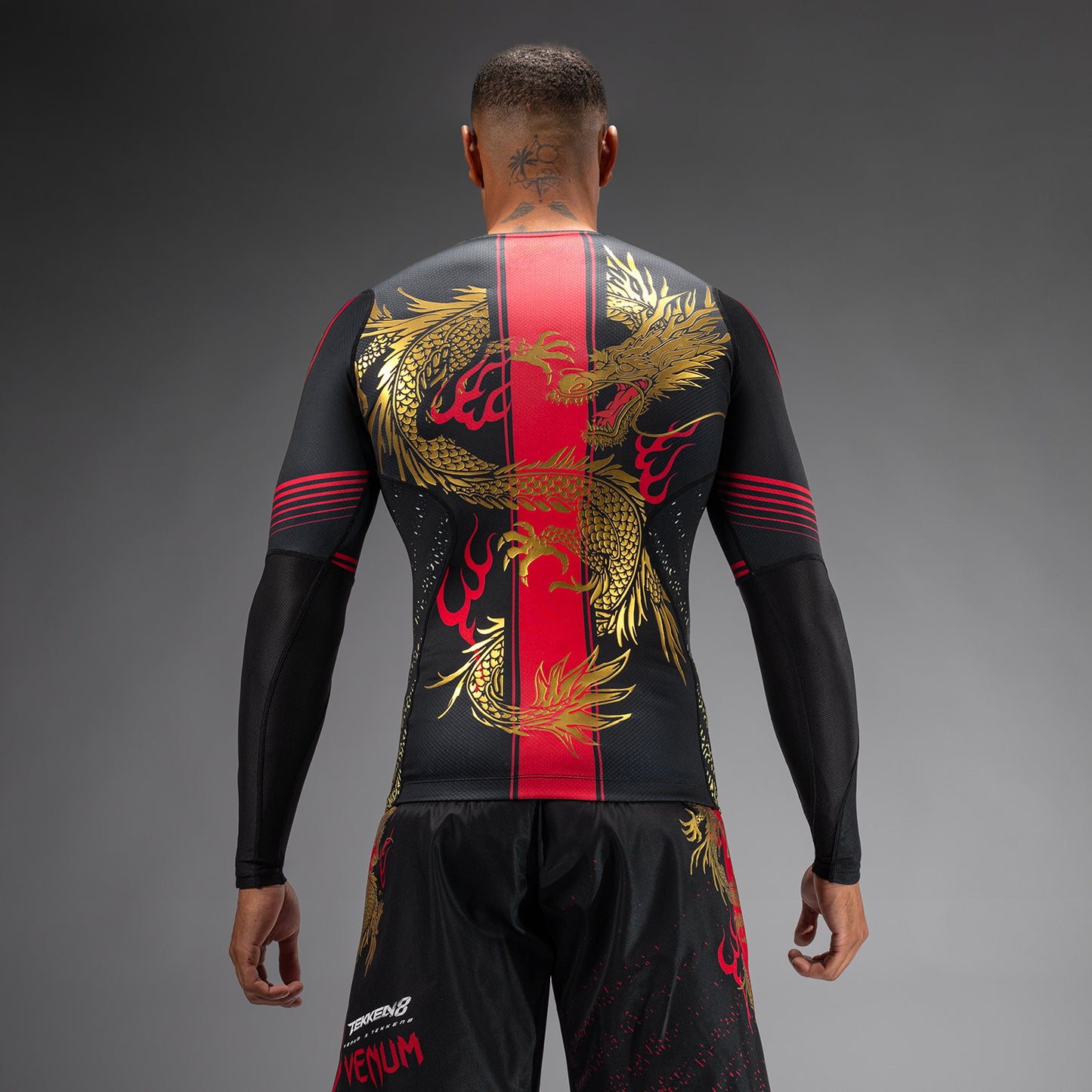 Rashguard Venum x TEKKEN 8 - Marshall Law - Noir/Rouge/Or - product-type_T-Shirts de Compression