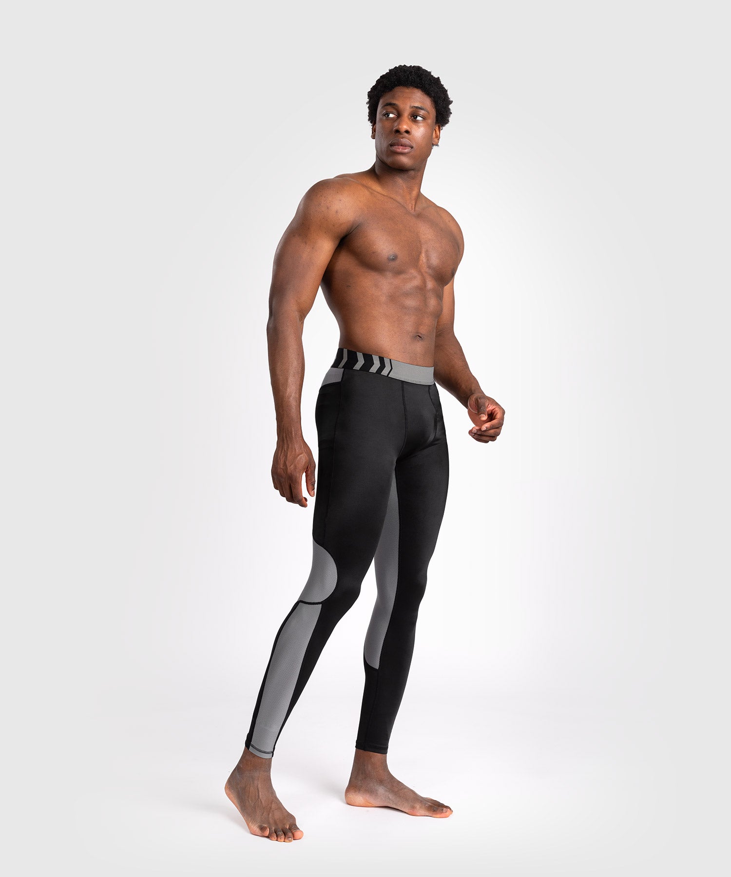 Pantalon de compression pour Hommes Venum Tempest - Noir/Gris - product-type_Pantalons de Compression
