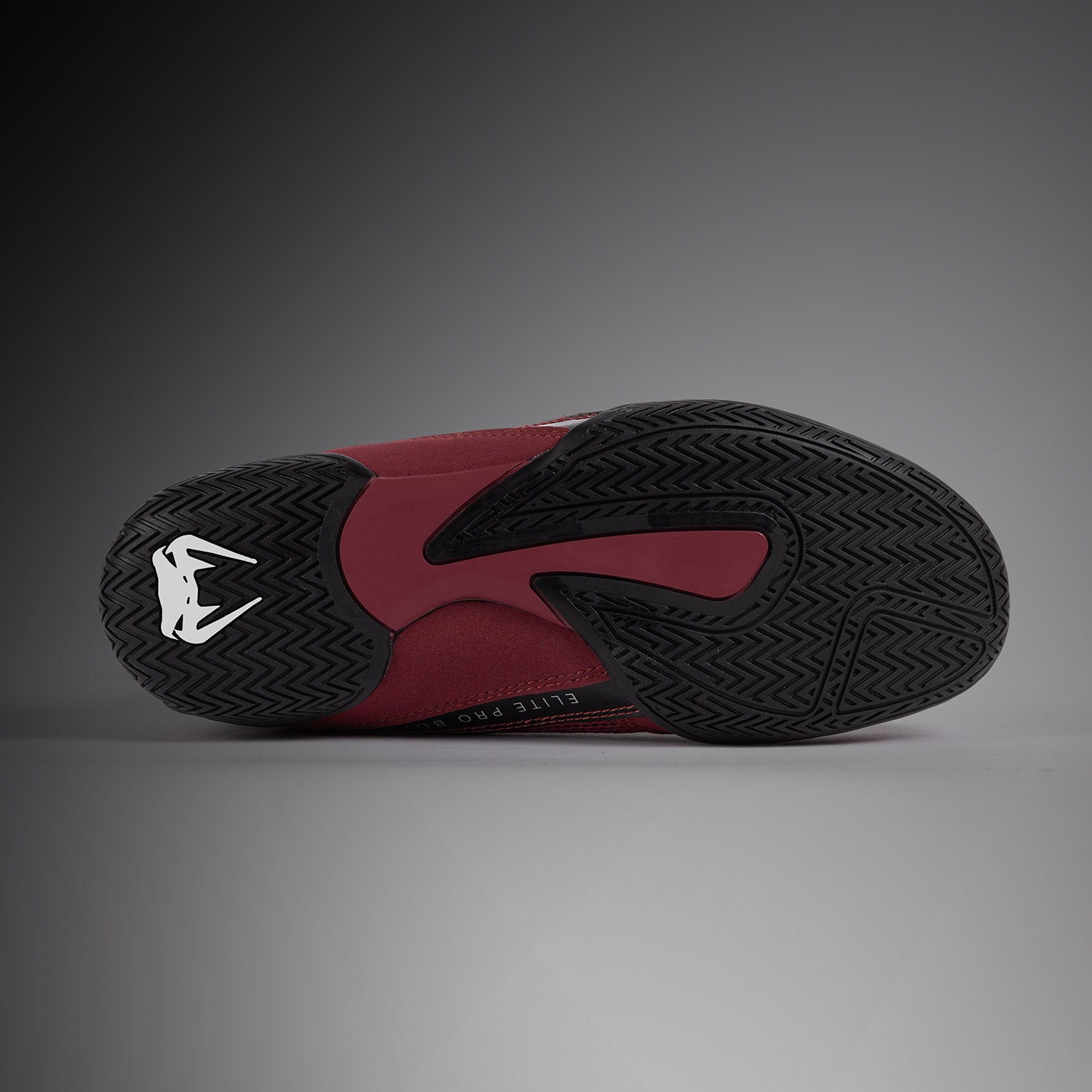 Chaussures de boxe Venum Elite - Bordeaux/Argent - product-type_Chaussures de boxe