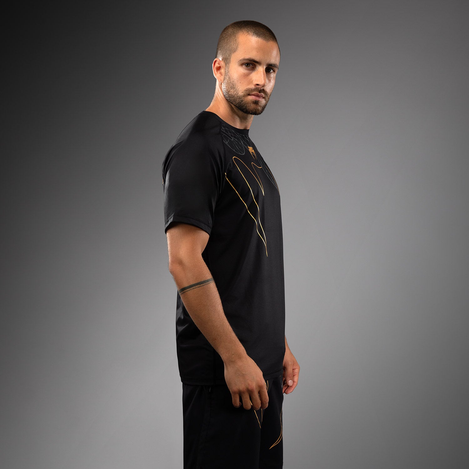 T-shirt Venum Serpenti Dry-Tech – Noir/Argent/Or - product-type_T-Shirts Dry Tech