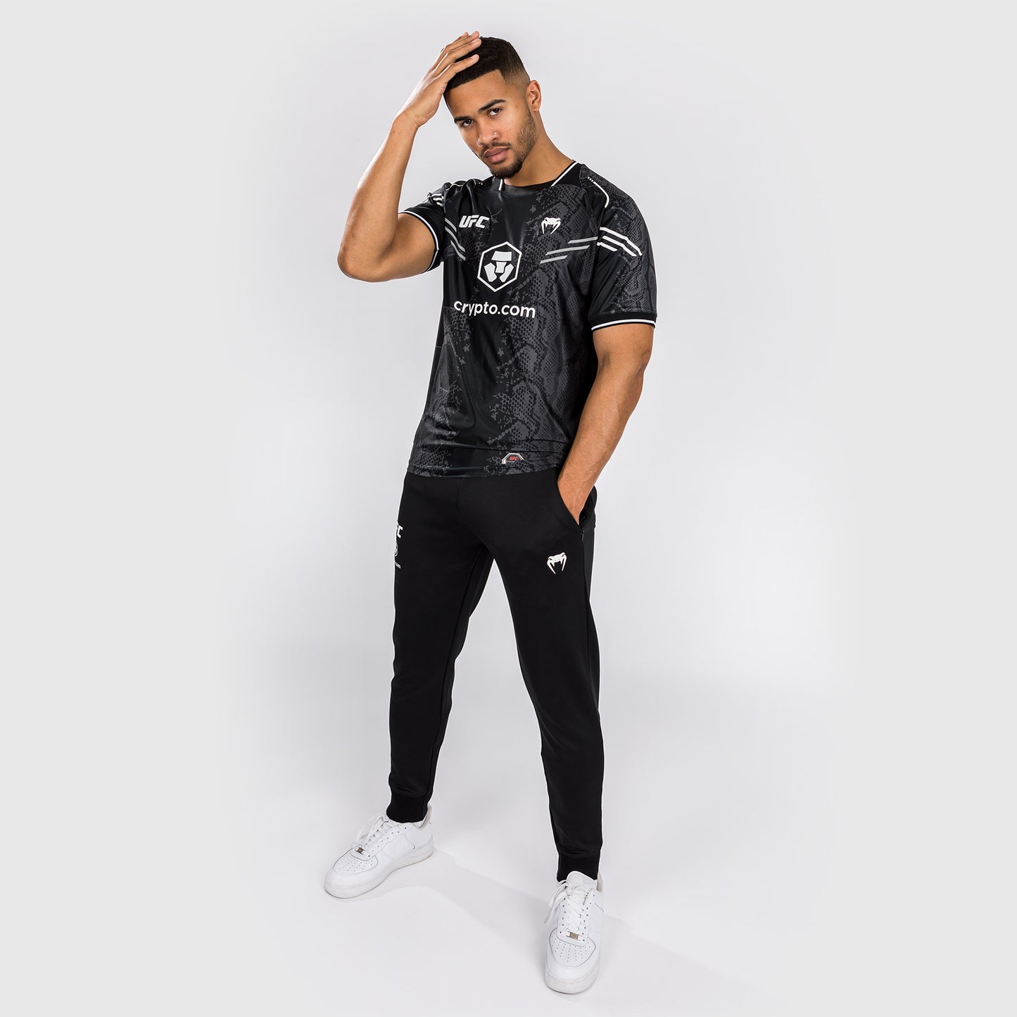 T-shirt Technique Personnalisé pour Hommes UFC Adrenaline by Venum Authentic Fight Night - Noir - product-type_T-Shirts Dry Tech