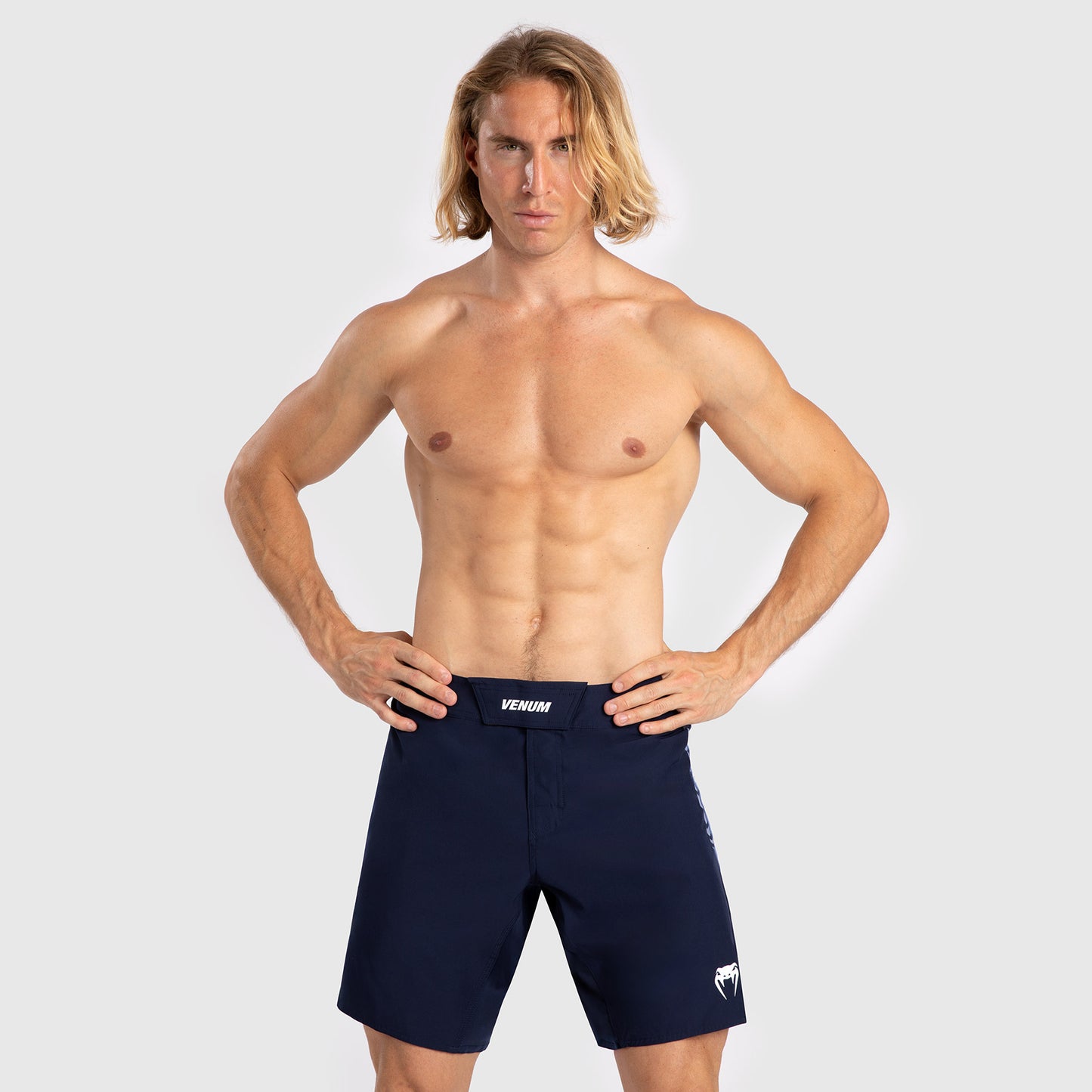 Short de Combat pour Hommes Venum Tempest - Bleu Marine/Bleu - product-type_Shorts de MMA