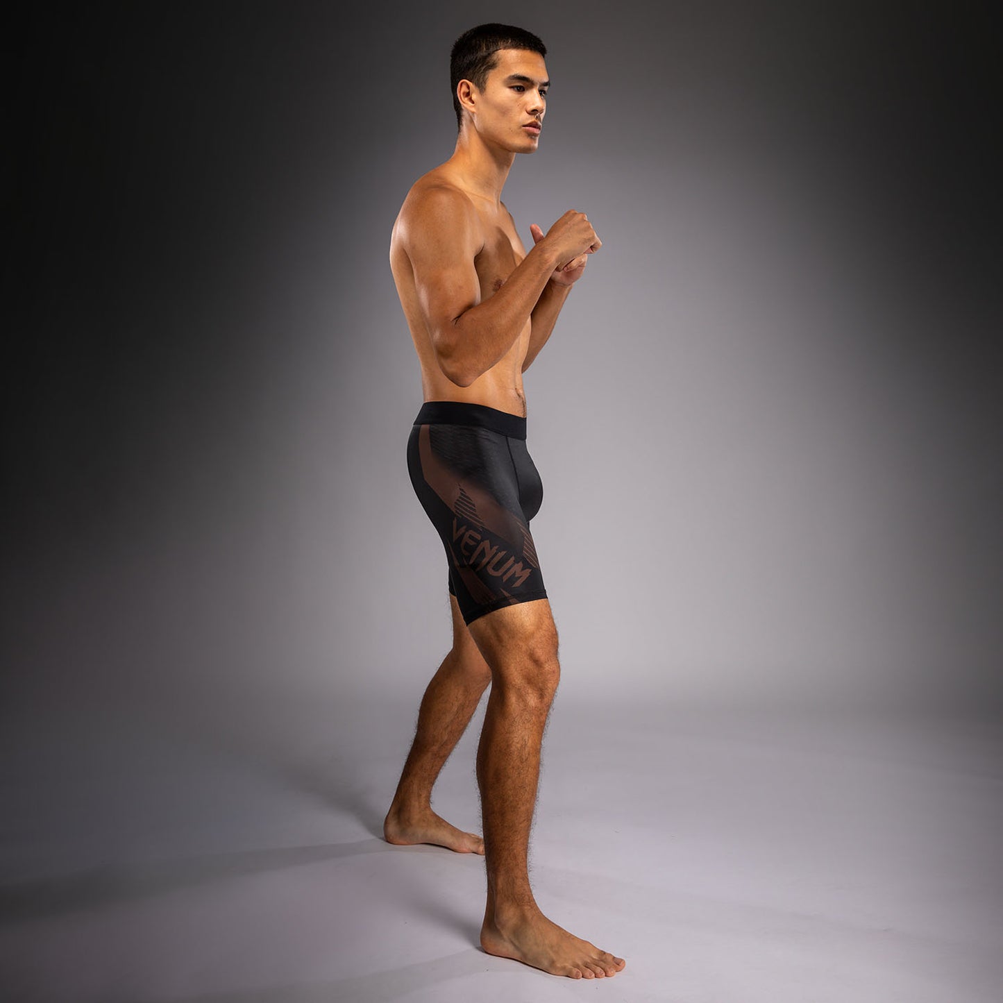 Short de Compression Venum No-Gi 6.0 - Noir/Marron