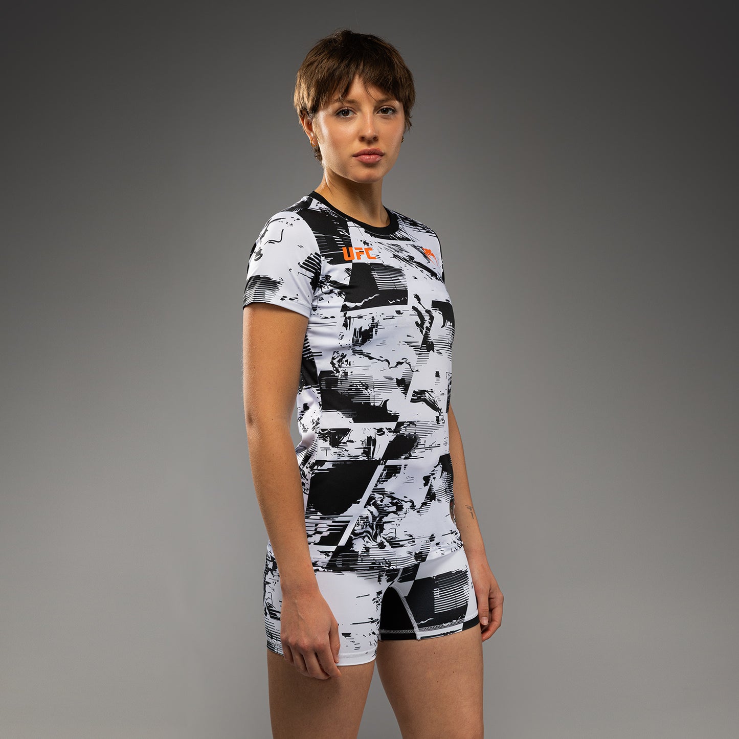 T-shirt manches courtes Performance Femme UFC Zenith by Venum Authentic Fight Week - Blanc