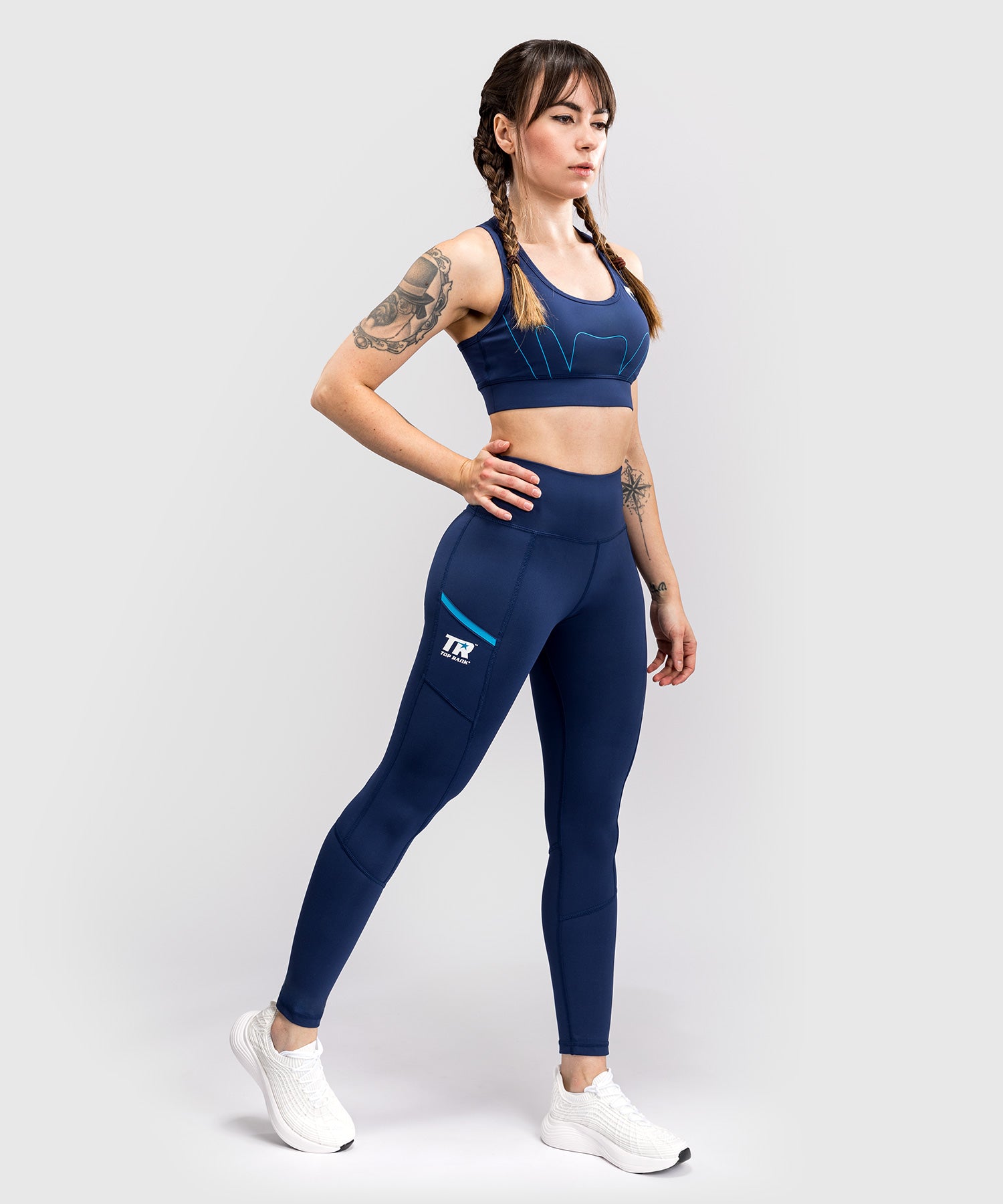 Legging 7/8 Venum x Top Rank Original pour Femmes - Bleu Marine - product-type_Leggings