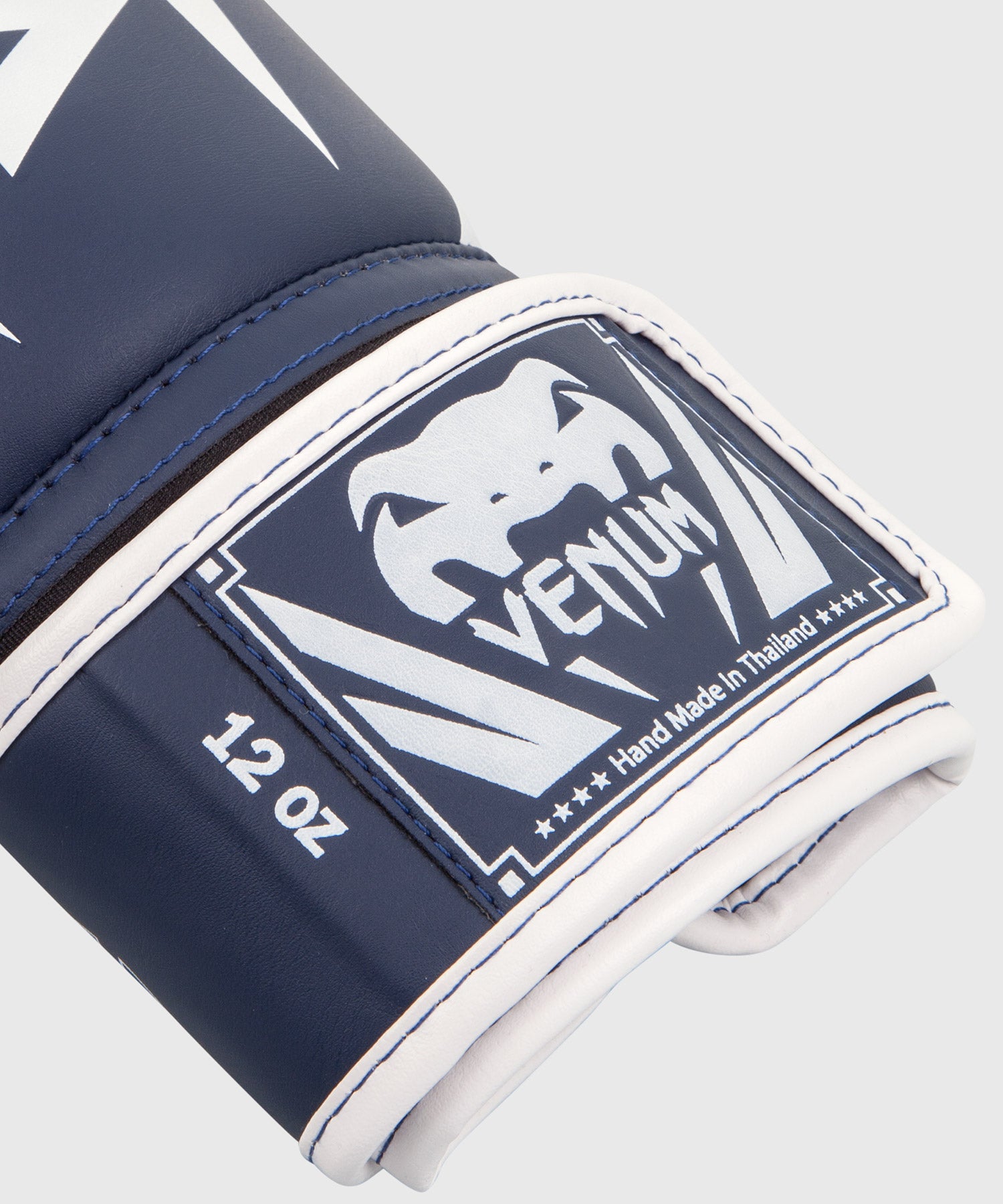 Gants de boxe Venum Elite - Blanc/Bleu Marine - product-type_Gants de boxe