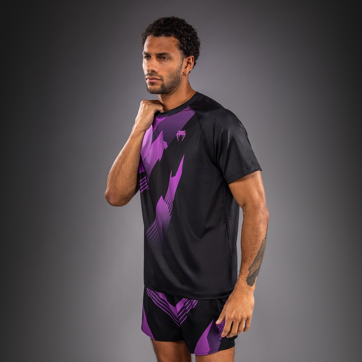 T-shirt Dry Tech Venum No-Gi 6.0 - Noir/Violet