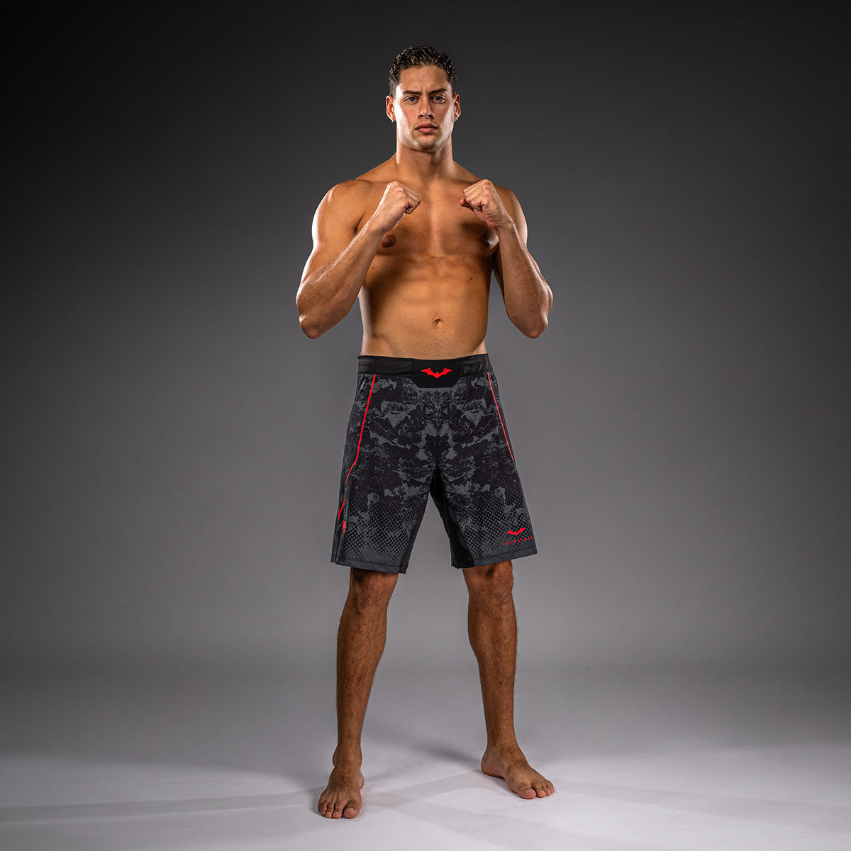 Short de Combat Venum x Batman - Noir/Gris/Rouge