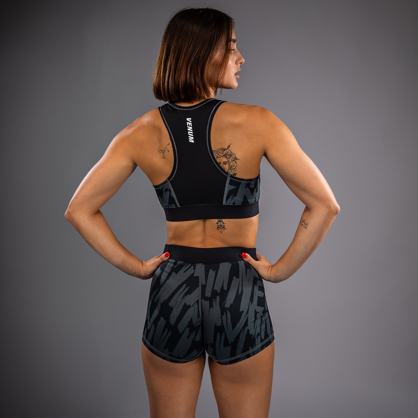 Brassière de Sport pour Femmes Venum Graffiti - Urban Charcoal - product-type_Brassières de sport