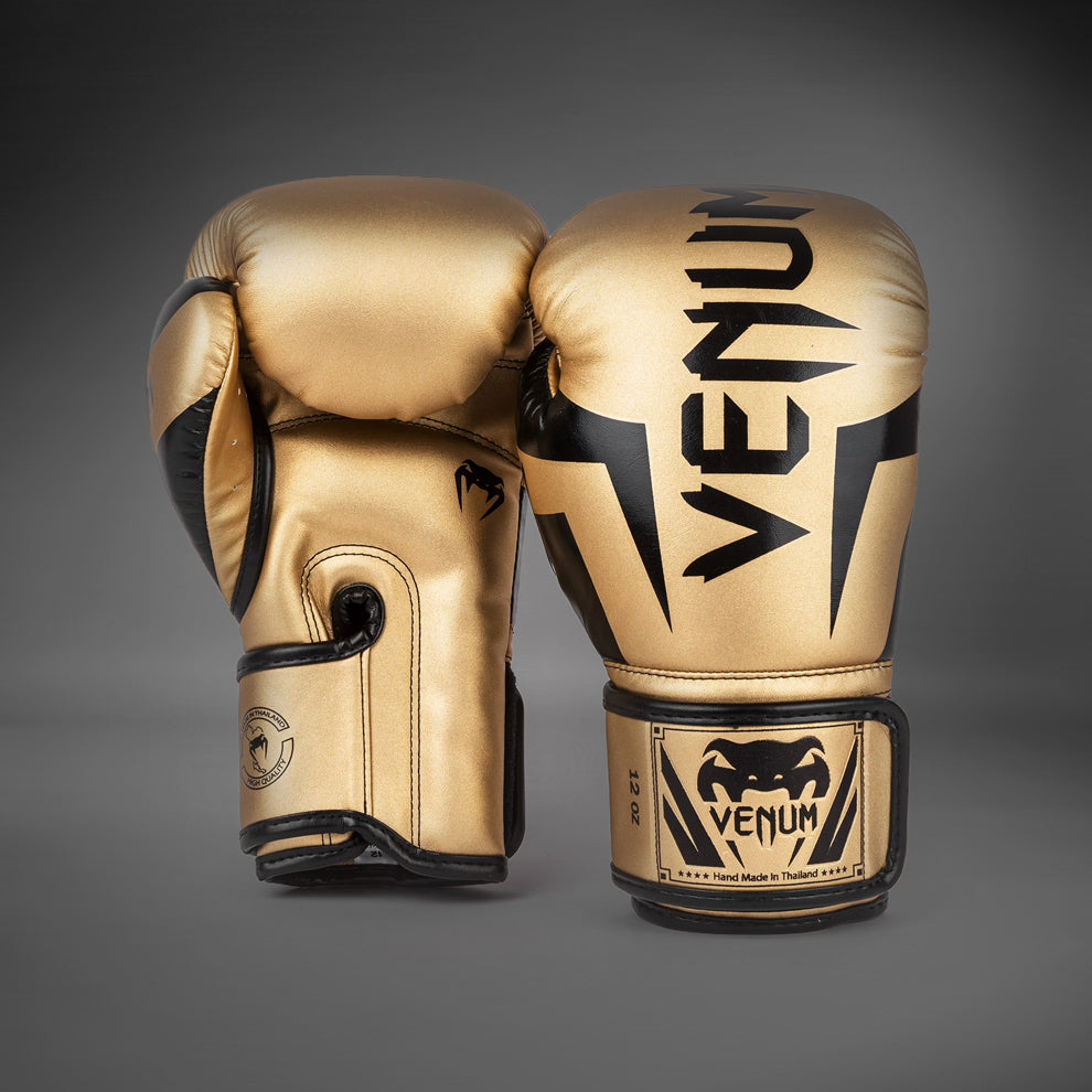 Gants de boxe Venum Elite - Or/Noir - product-type_Gants de boxe