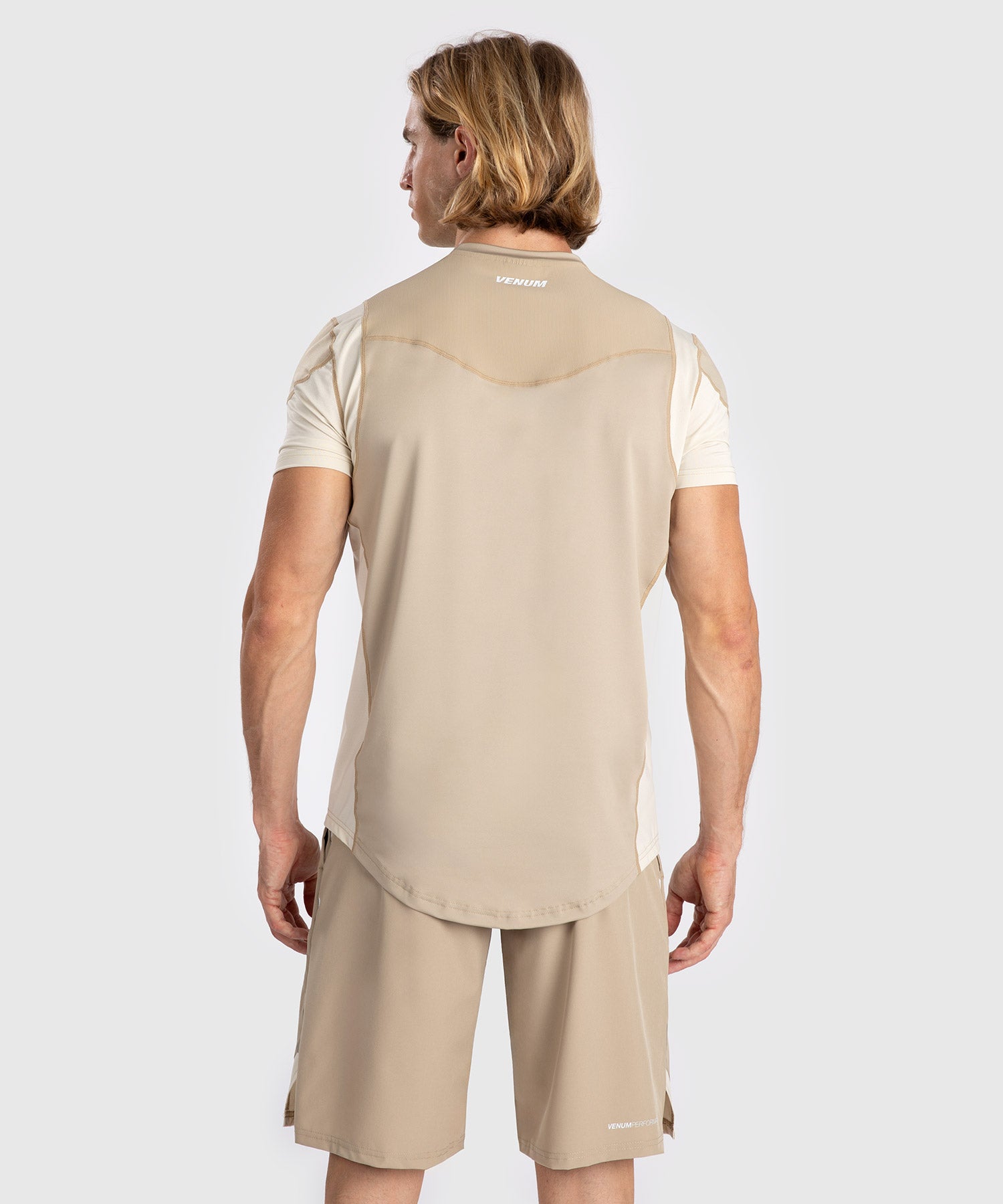 T-shirt Dry-Tech pour Hommes Venum Tempest - Beige/Sable - product-type_T-Shirts Dry Tech