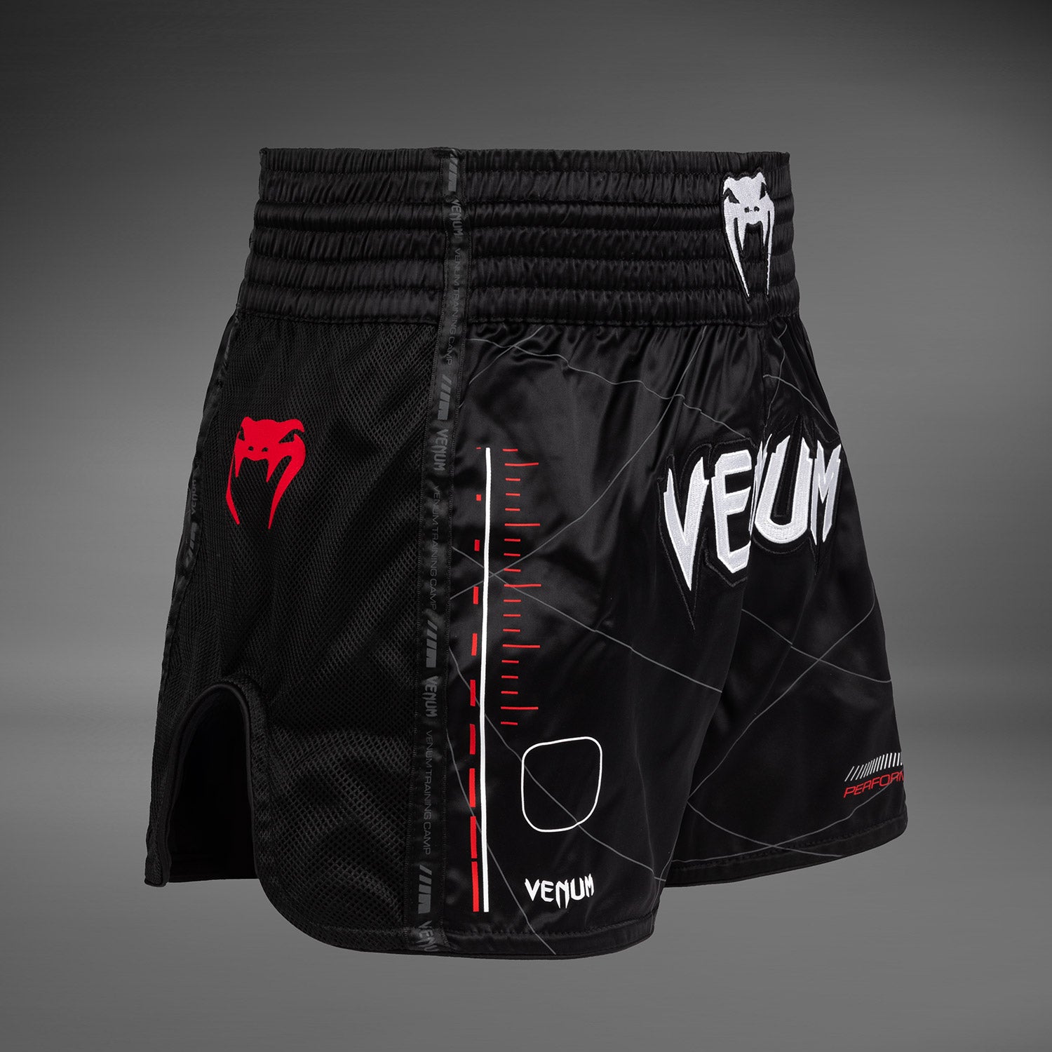 Short de Muay Thai Venum Tactical XT- Noir/Rouge Feu - product-type_Shorts de Muay Thai