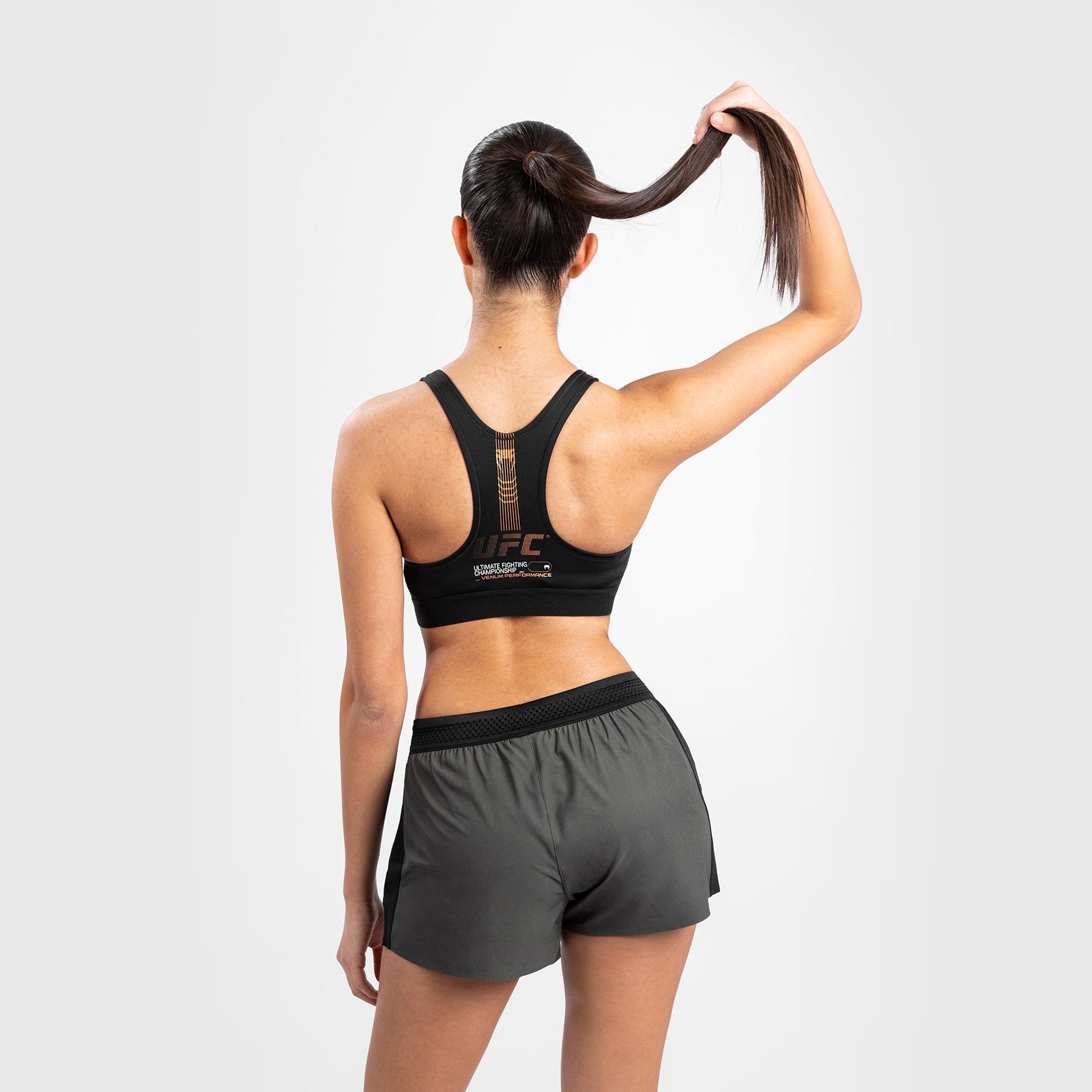 Brassière de sport pour Femmes UFC Adrenaline by Venum Fight Week - Khaki/Bronze - product-type_Brassières de sport