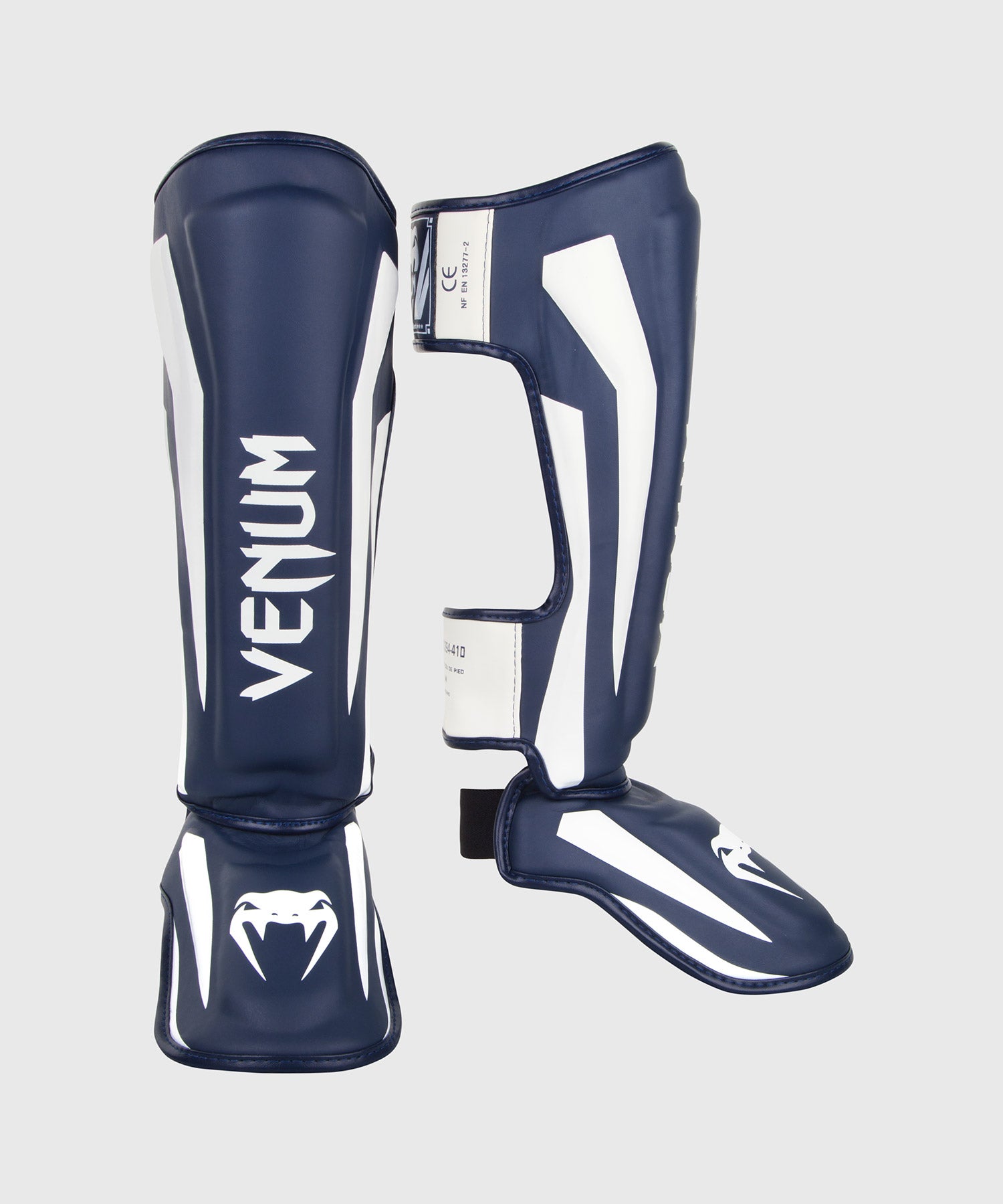 Protège-tibias Venum Elite - Bleu Marine/Blanc - product-type_Protège-tibias