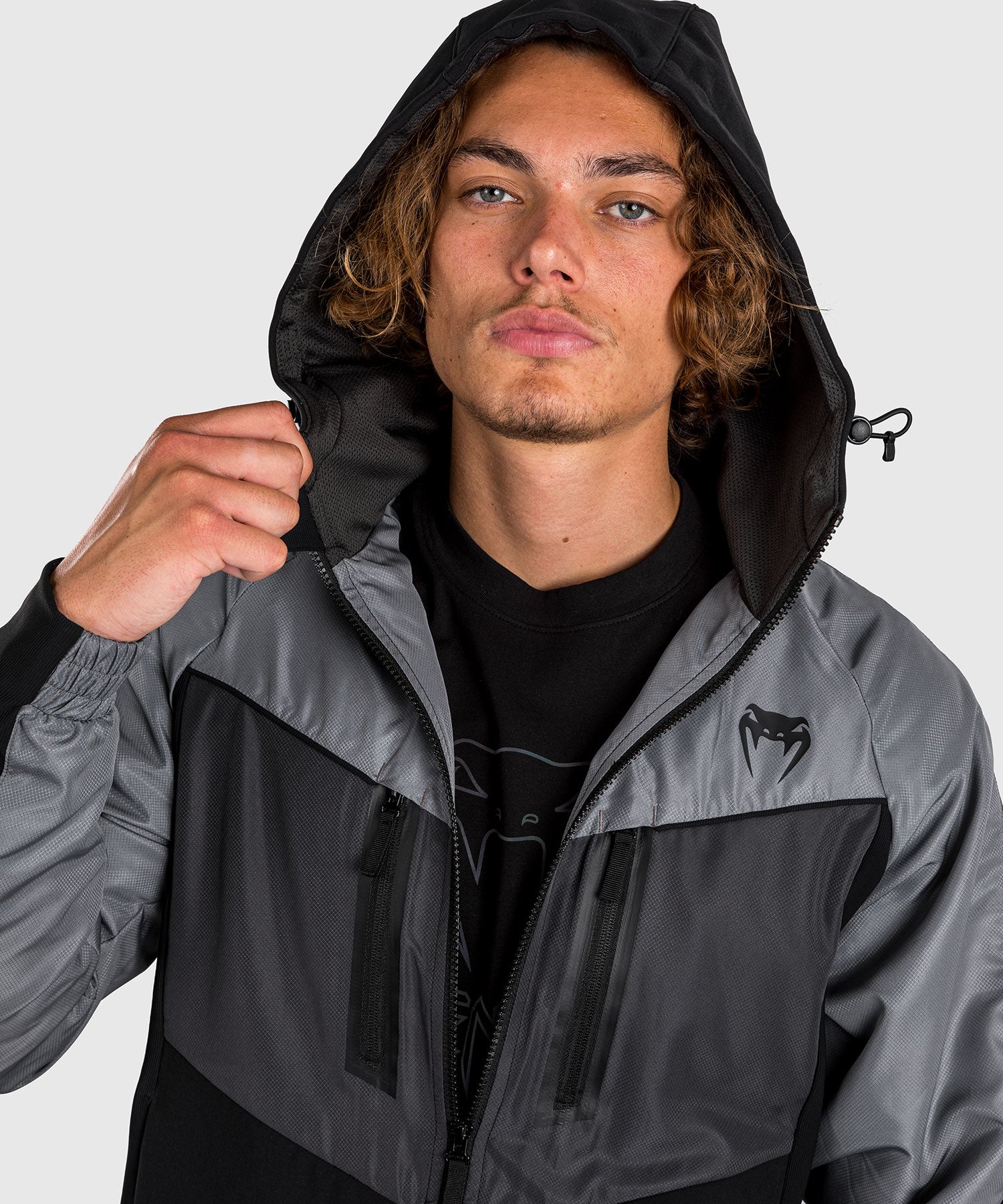 Veste de survêtement Venum Laser 3.0 - Noir/Gris - product-type_Vestes