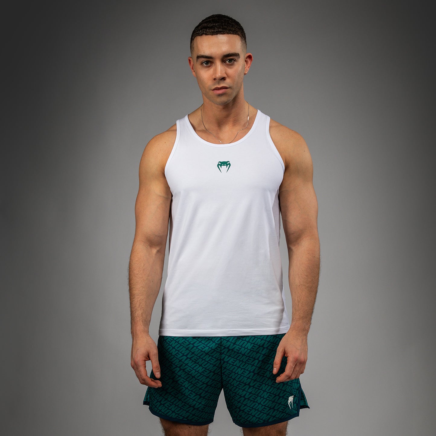 Débardeur Venum Echo - Blanc/Vert émeraude - product-type_Débardeurs