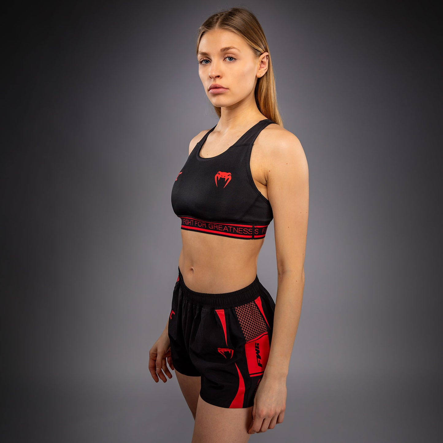 Brassière de Sport pour Femme Venum UFC Unity by Venum Authentic Fight Week - Noir