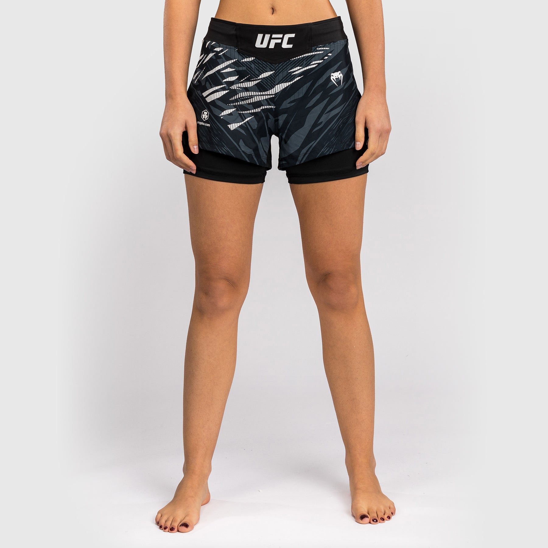 Shorts de Combat pour Femmes UFC Fusion by Venum Personnalisé Authentic Fight Night - Noir - product-type_Shorts de MMA