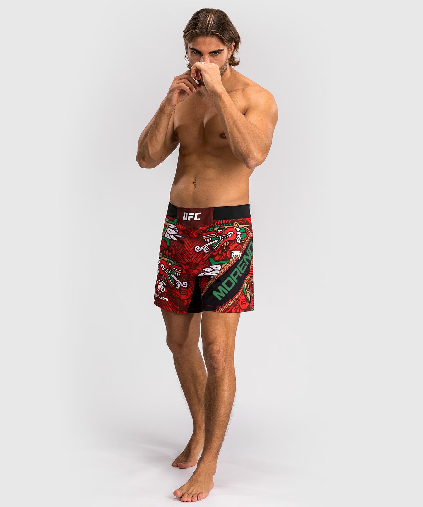 Short de Combat pour Hommes UFC Unrivaled by Venum Brandon Moreno - Rouge - product-type_Shorts de MMA