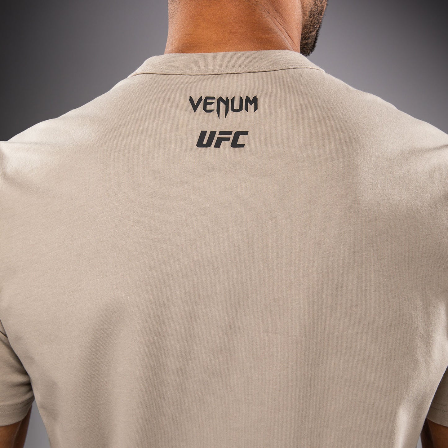 T-shirt à Manches Courtes pour Homme Venum UFC Unity by Venum Authentic Fight Week - Sable