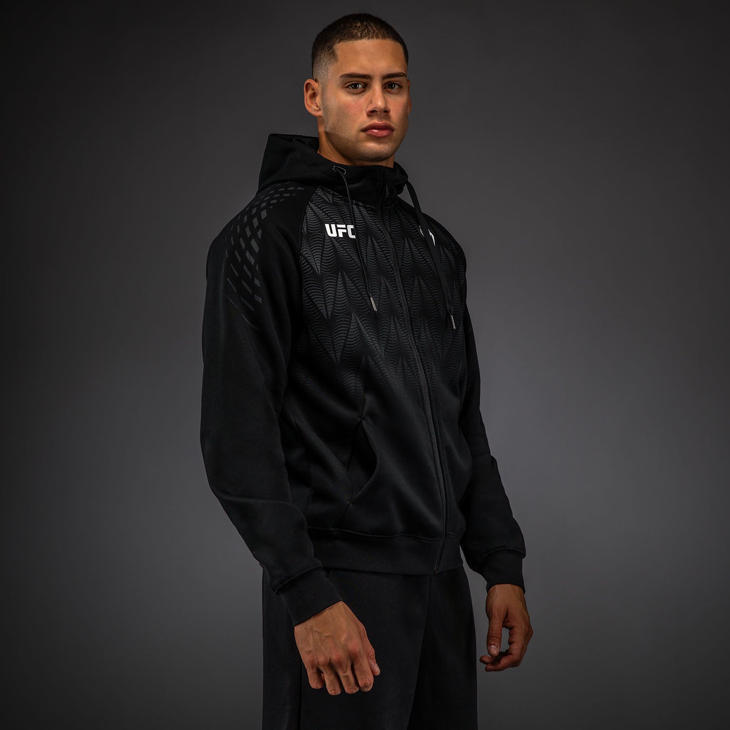 Sweat à capuche zippé Homme UFC Zenith by Venum Replica - Noir - product-type_Sweatshirts