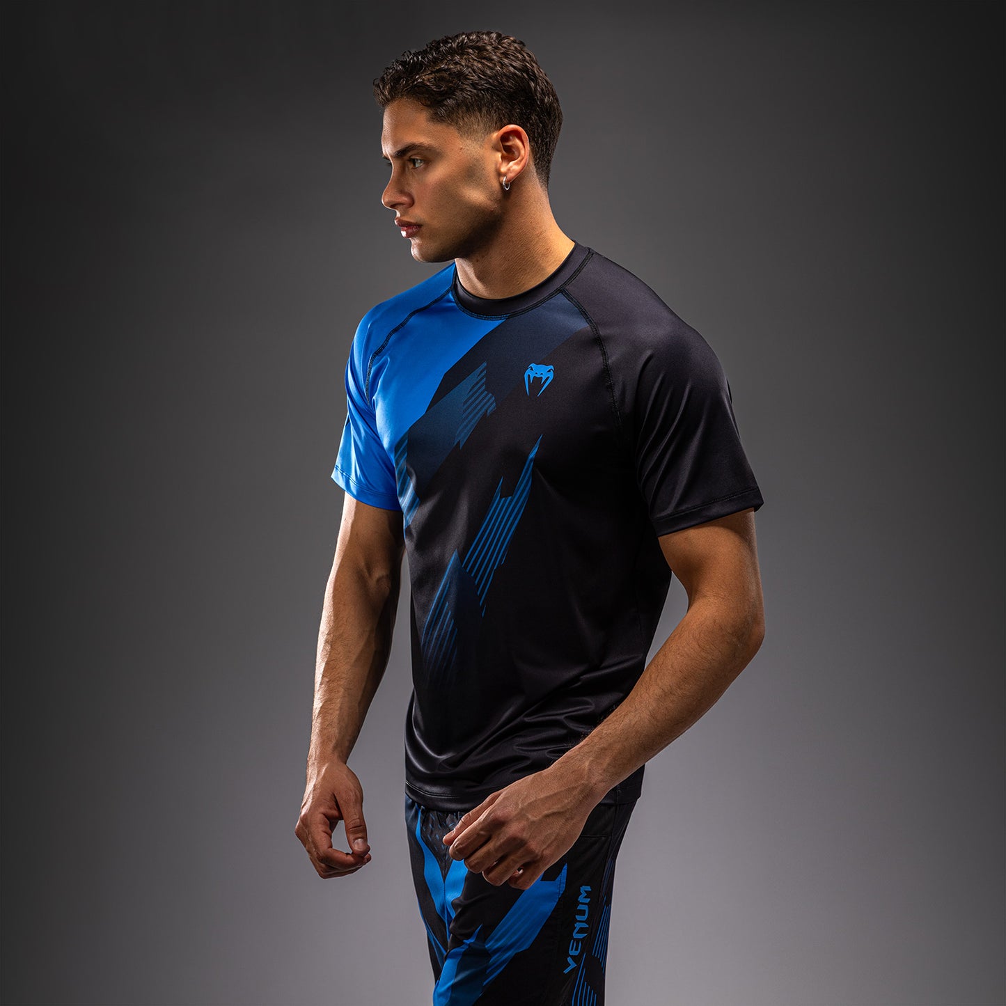 T-shirt Dry Tech Venum No-Gi 6.0 - Noir/Bleu