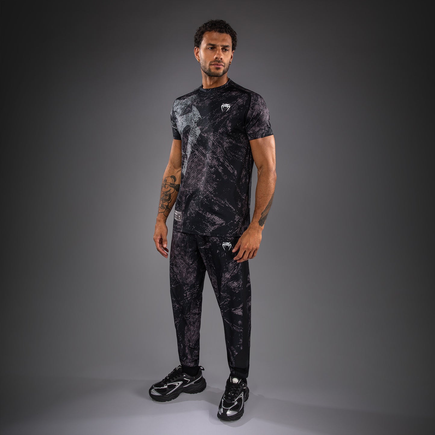 T-shirt Dry Tech Venum Rage & Workout - Noir/Gris