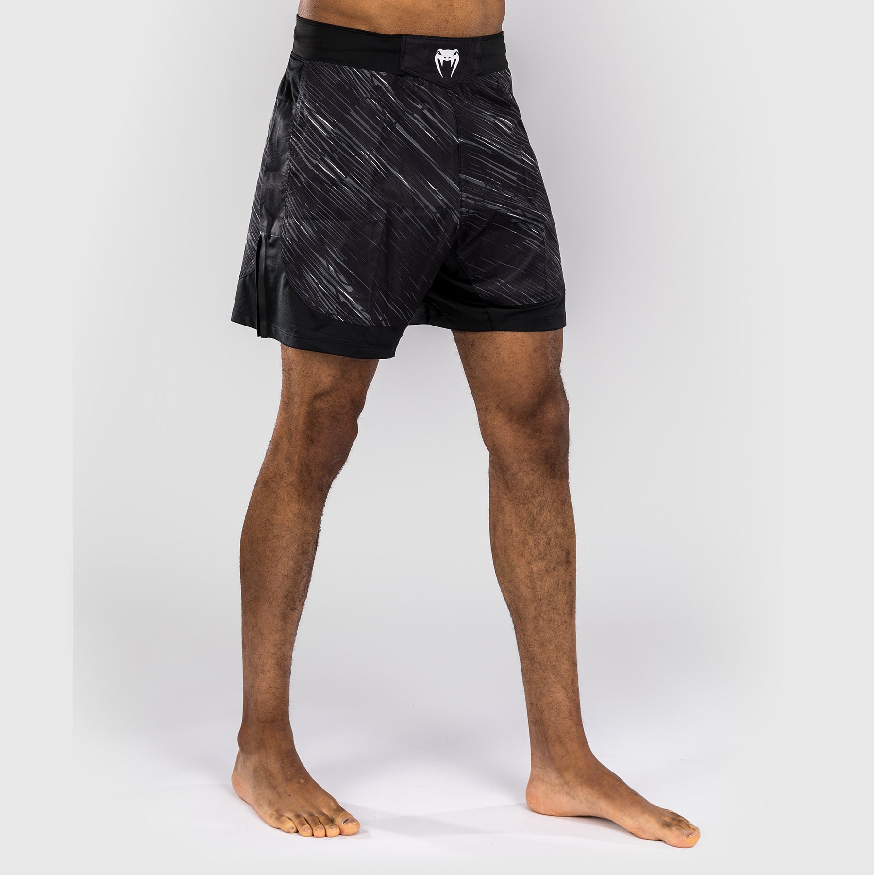 Short de combat Venum Rapid - Noir/Gris Orage - product-type_Shorts de MMA