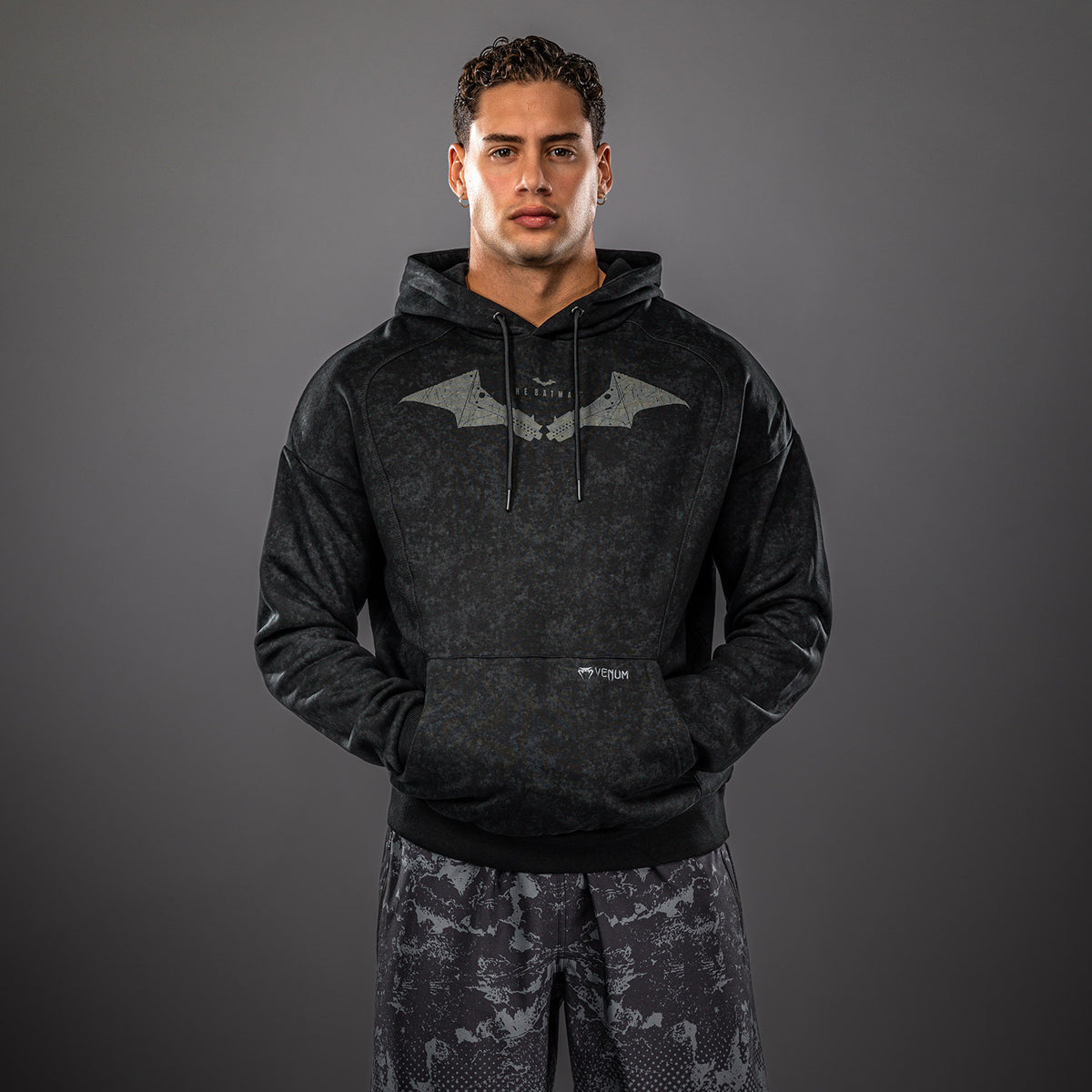 Sweat à capuche Venum x Batman - Noir/Gris