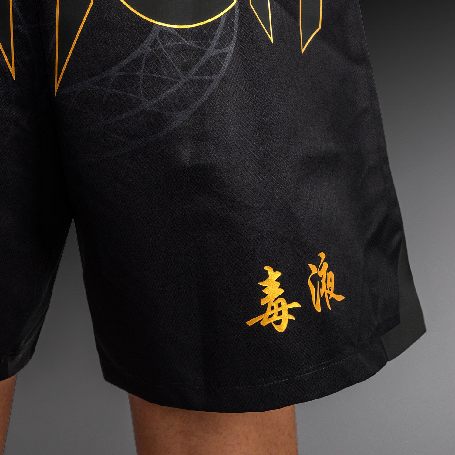 Short de Combat Venum Serpenti – Noir/Argent/Or - product-type_Shorts de MMA