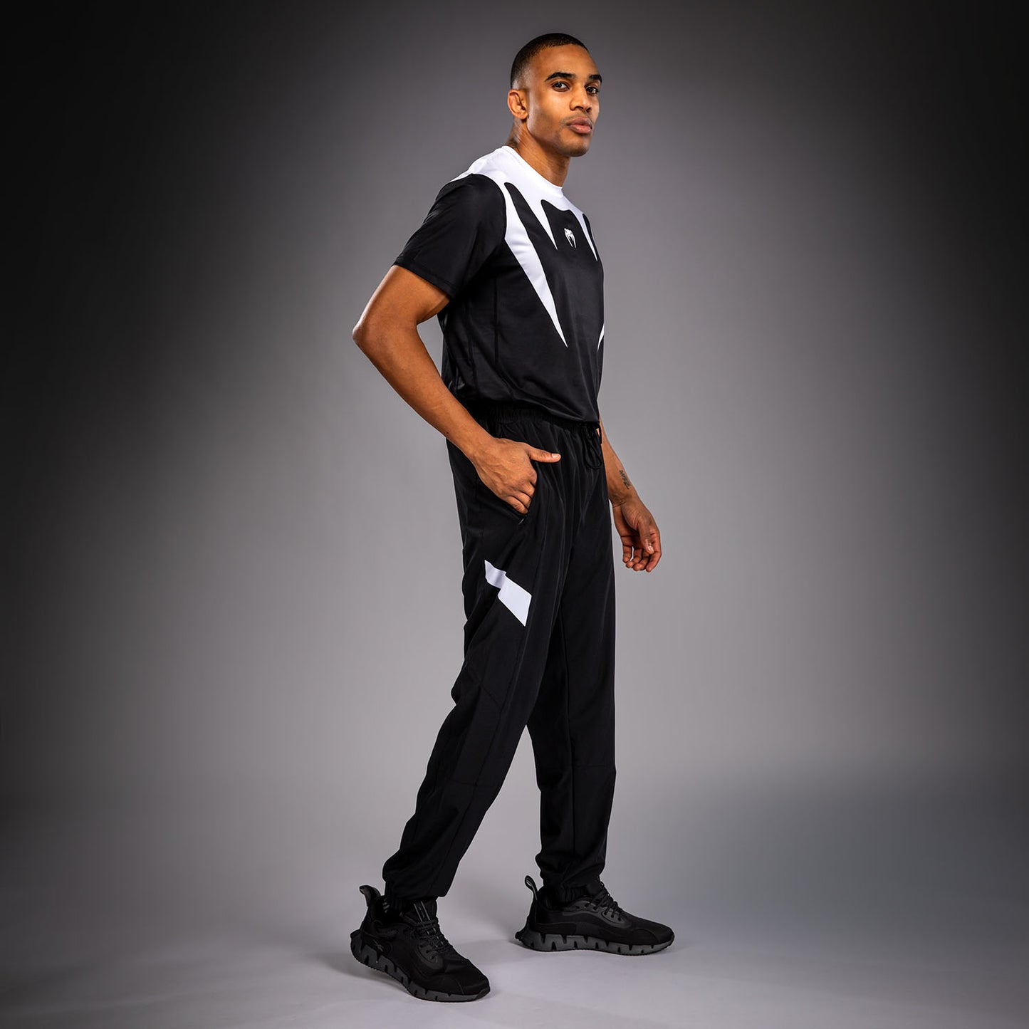Pantalon de Jogging Venum Attack 90 - Blanc/Noir - product-type_Pantalons de jogging