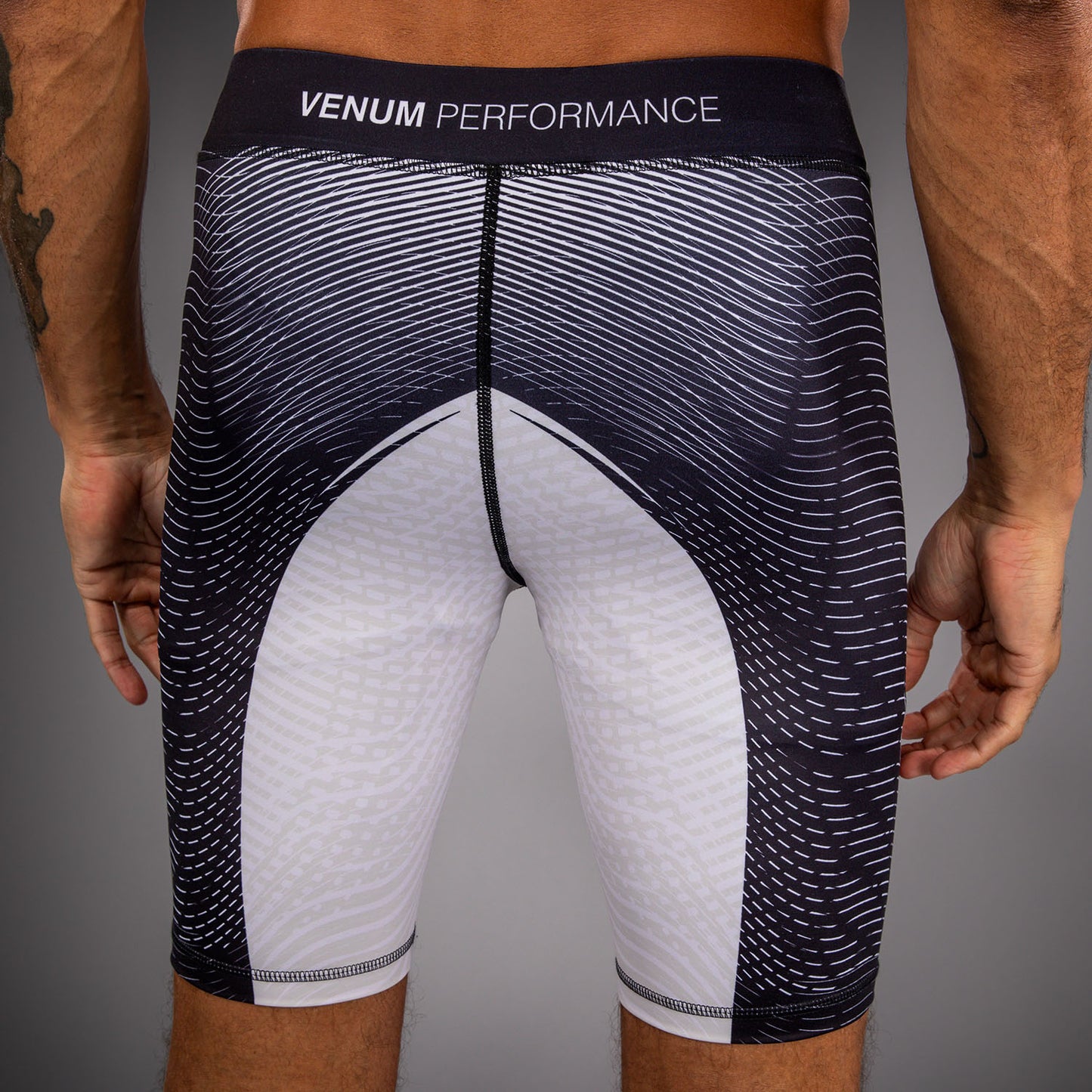 Short de Compression Venum Galactic 3.0 - Blanc Cassé/Noir