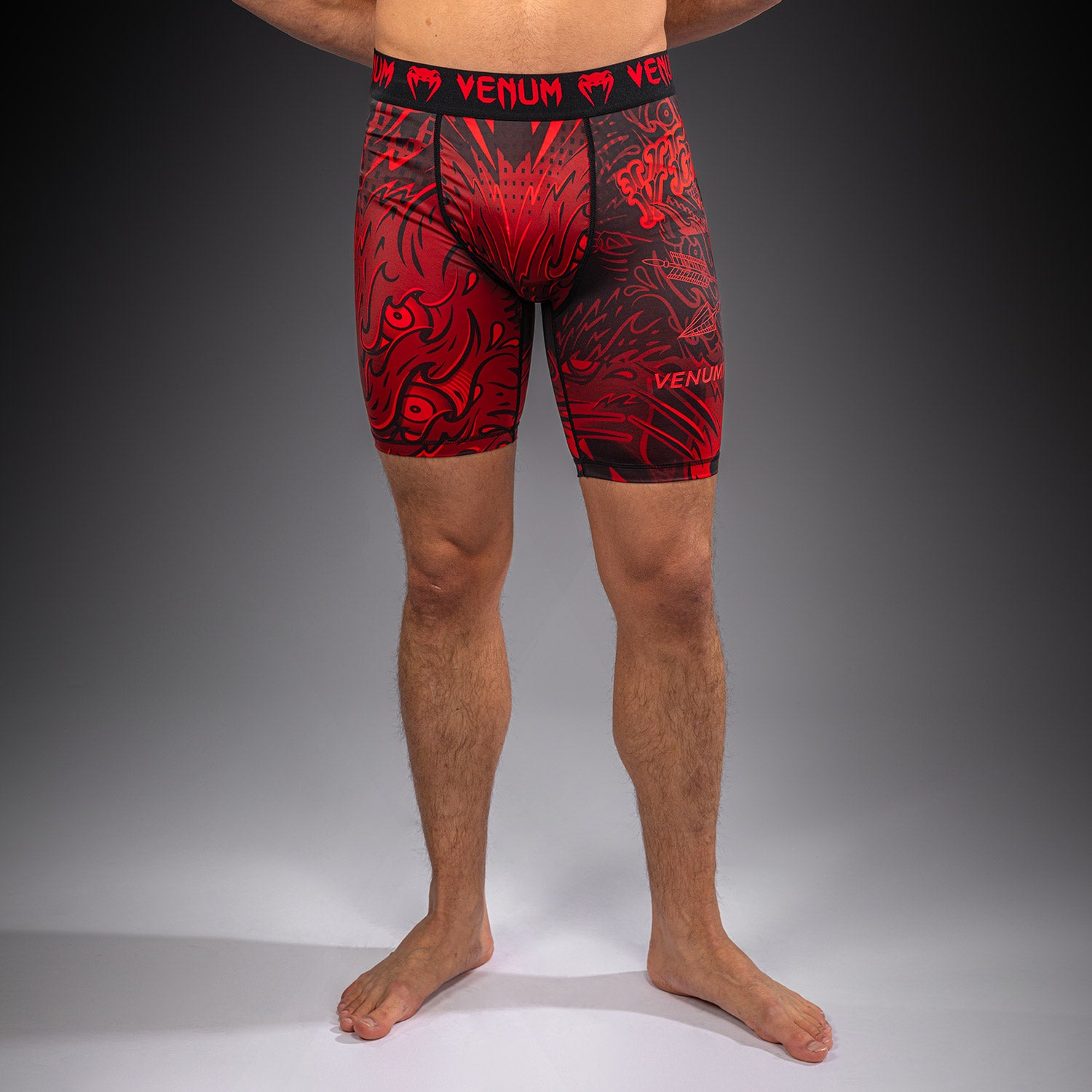 Short de Compression Venum Wolf Atak – Noir/Rouge - product-type_Shorts de compression