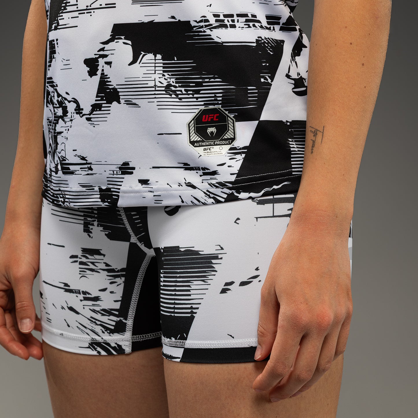 T-shirt manches courtes Performance Femme UFC Zenith by Venum Authentic Fight Week - Blanc