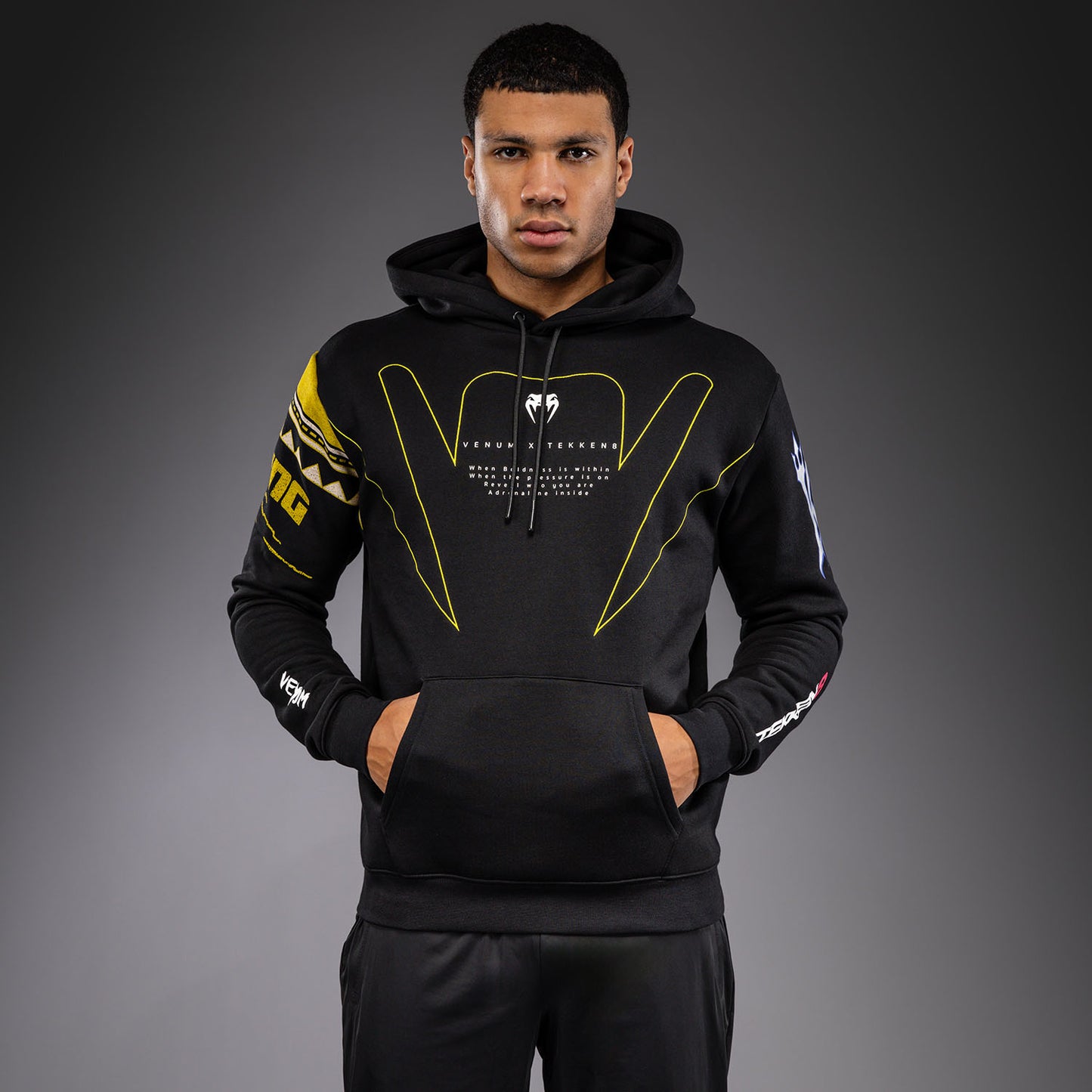 Sweat à Capuche King Venum x TEKKEN 8 - Noir/Jaune - product-type_Sweatshirts